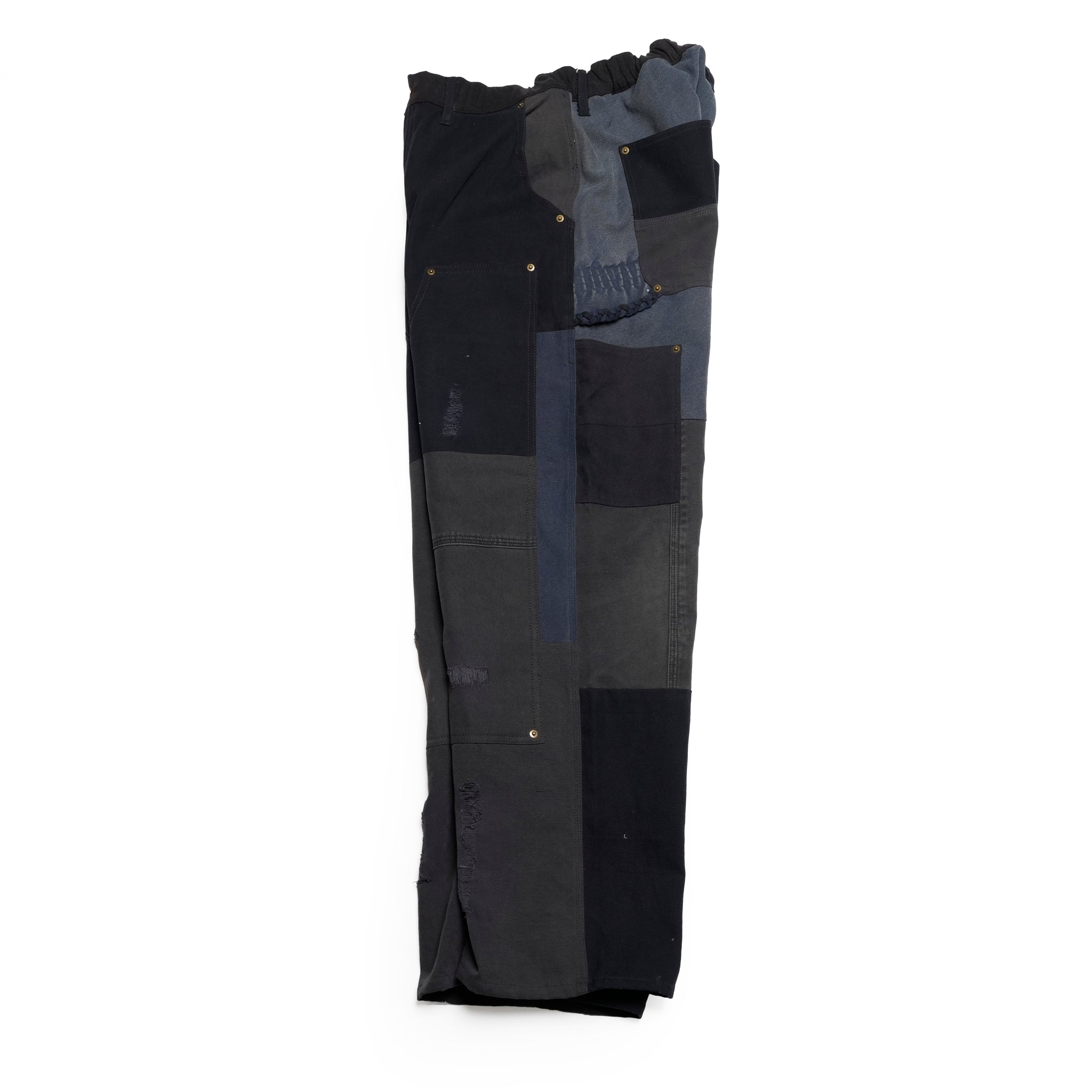 RP2528305_Navy | DAMAGE DOUBLEKNEE PANTS | Color:Navy | Size_M/L/XL【NASNGWAM_ナスングワム】