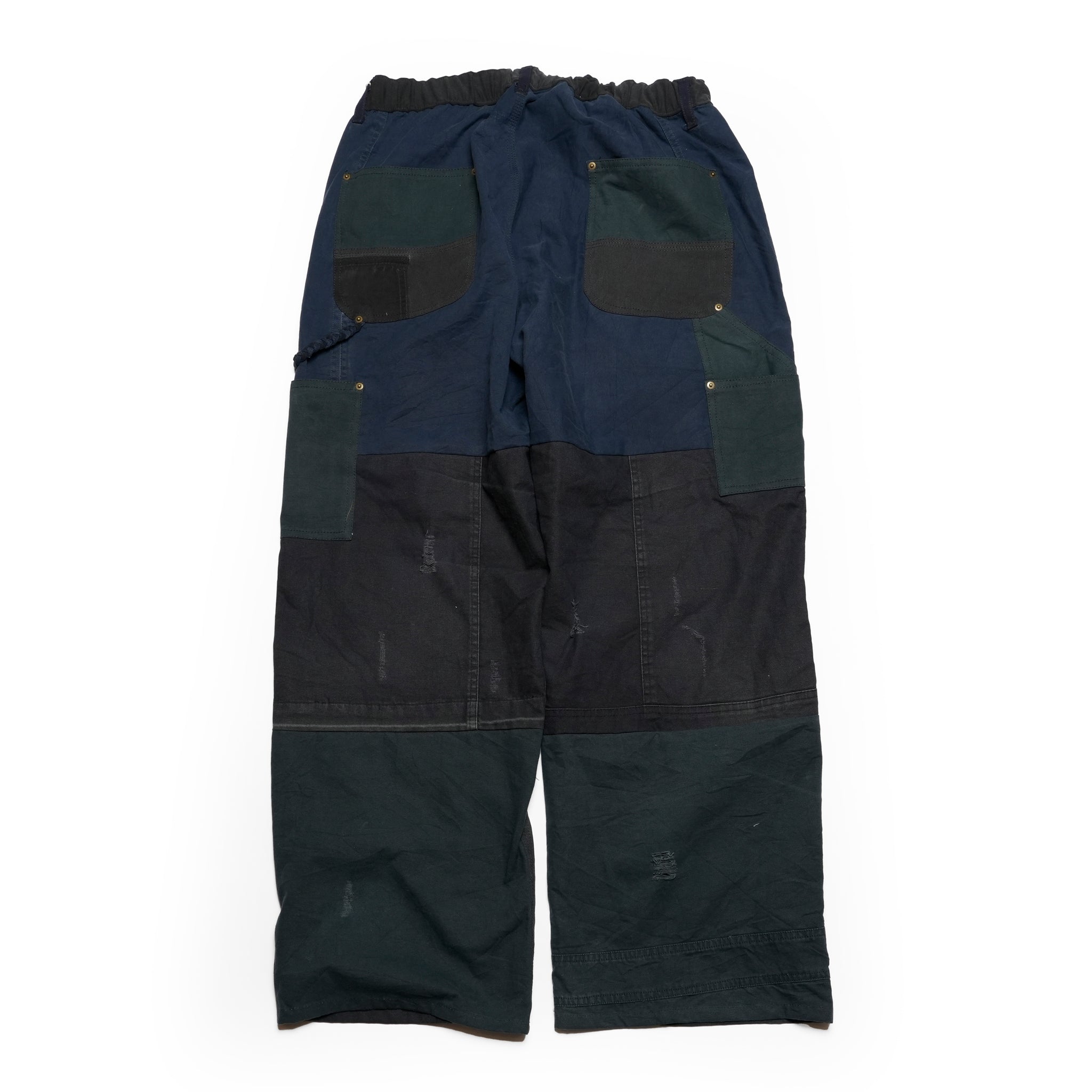 RP2528305_Navy | DAMAGE DOUBLEKNEE PANTS | Color:Navy | Size_M/L/XL【NASNGWAM_ナスングワム】