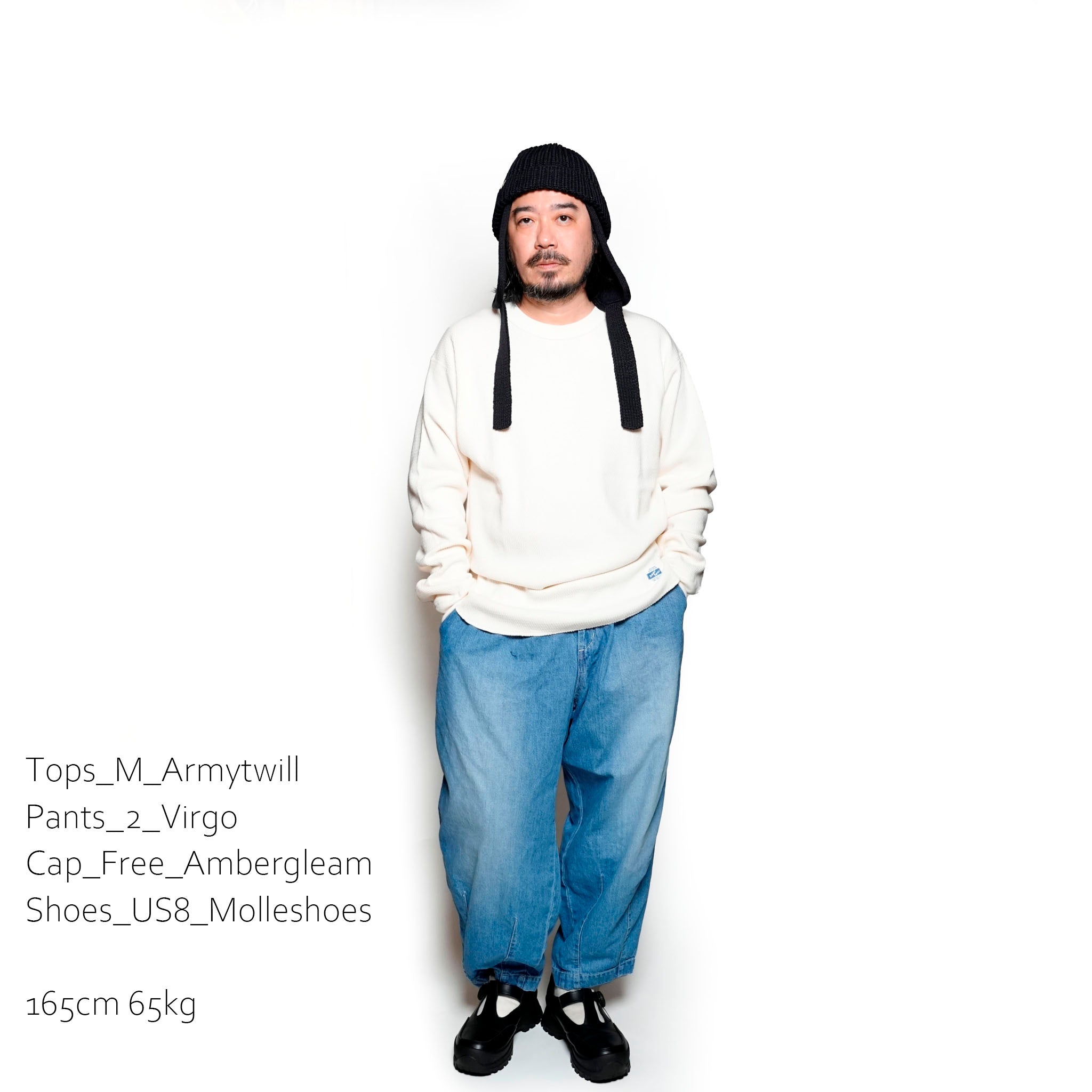VGW Type-2 wide denim pants | Indigo | VIRGOwearworks