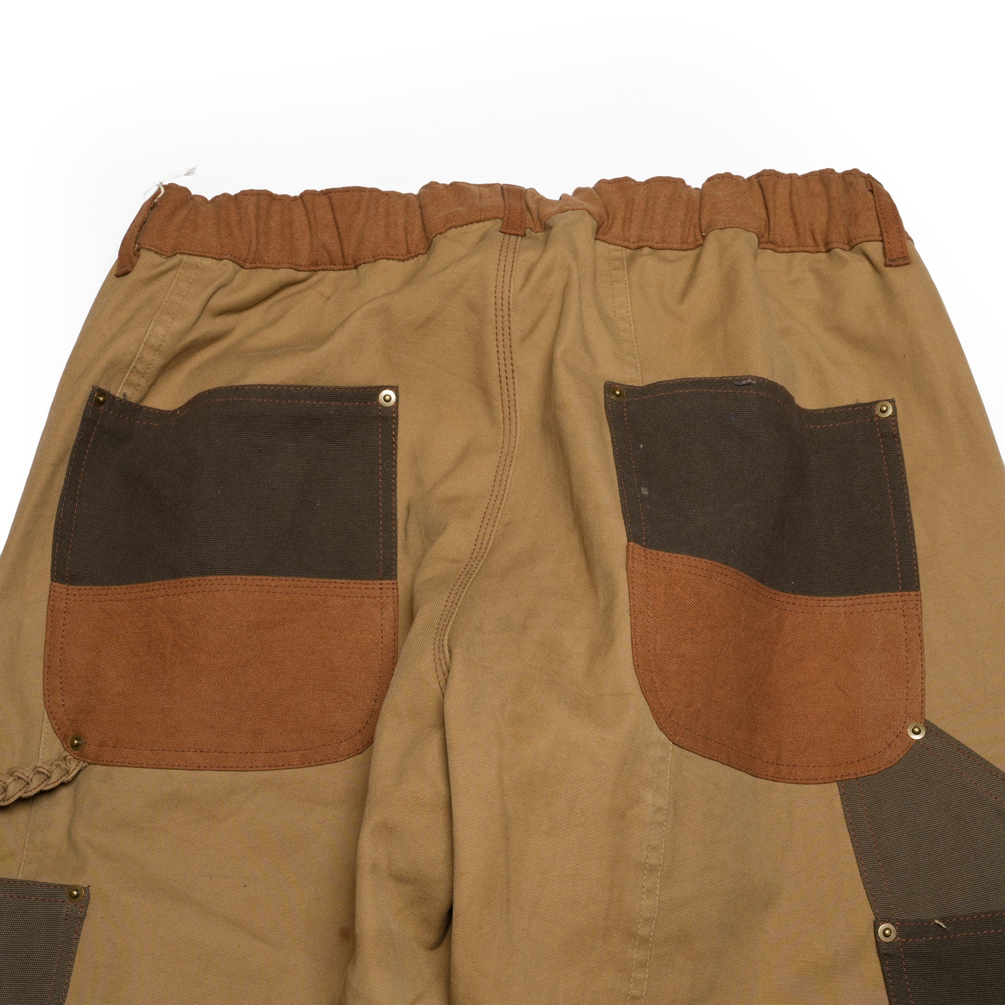 RP2528305_Brown | DAMAGE DOUBLEKNEE PANTS | Color:Brown | Size_M/L/XL【NASNGWAM_ナスングワム】