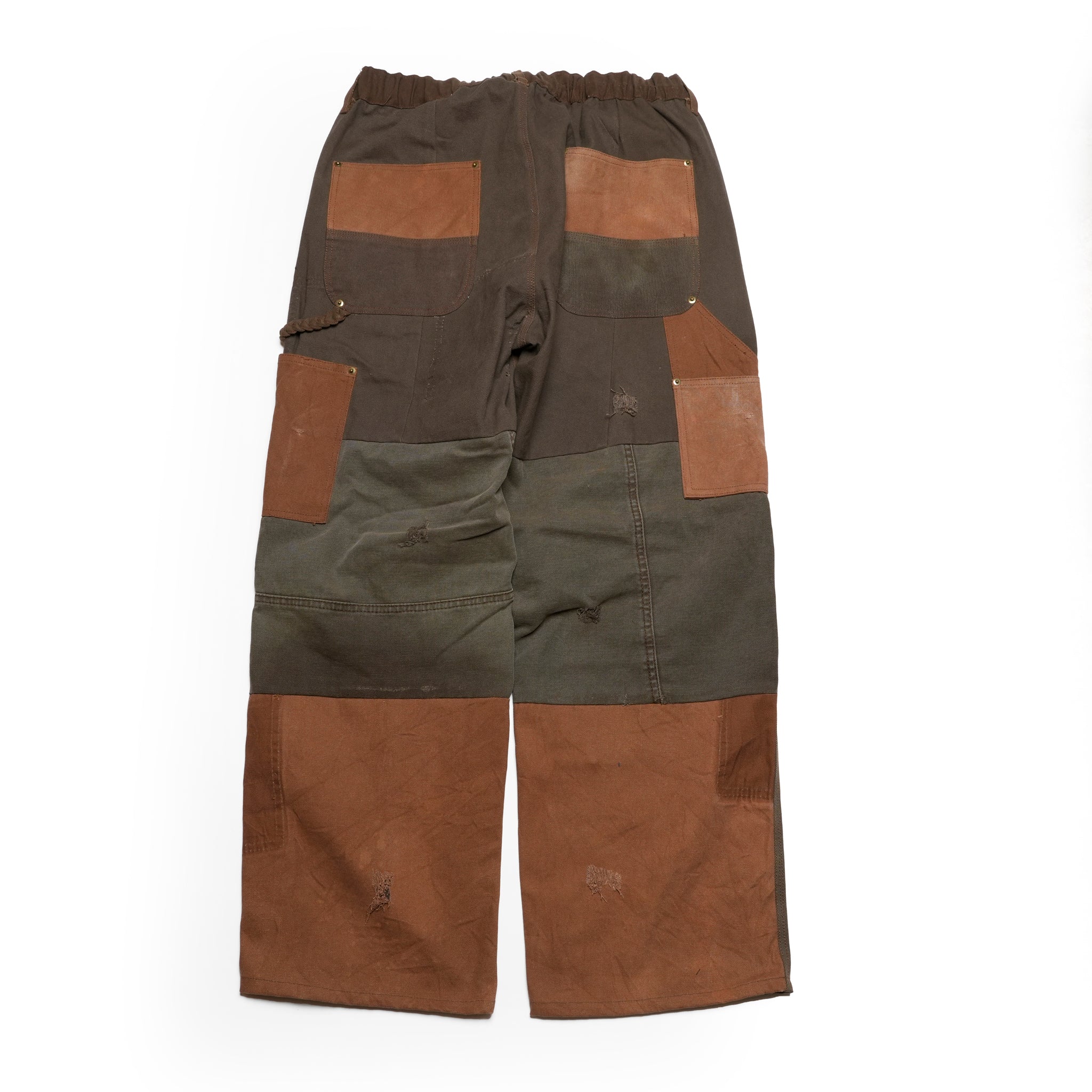 RP2528305_Brown | DAMAGE DOUBLEKNEE PANTS | Color:Brown | Size_M/L/XL【NASNGWAM_ナスングワム】