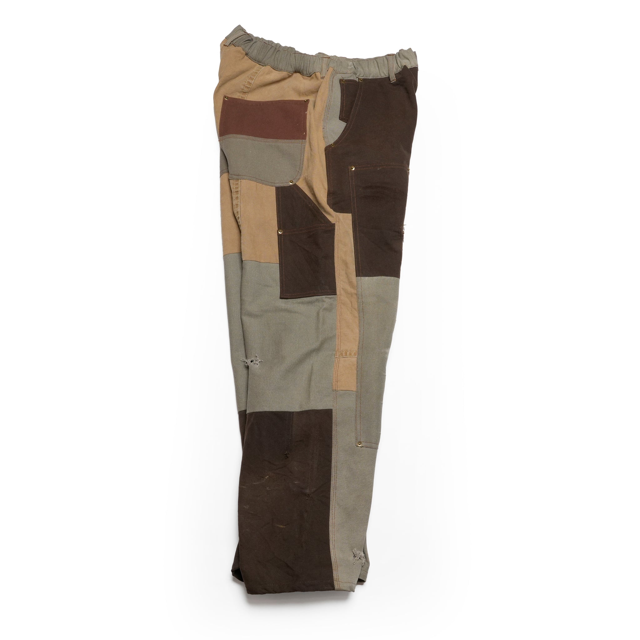 RP2528305_Brown | DAMAGE DOUBLEKNEE PANTS | Color:Brown | Size_M/L/XL【NASNGWAM_ナスングワム】