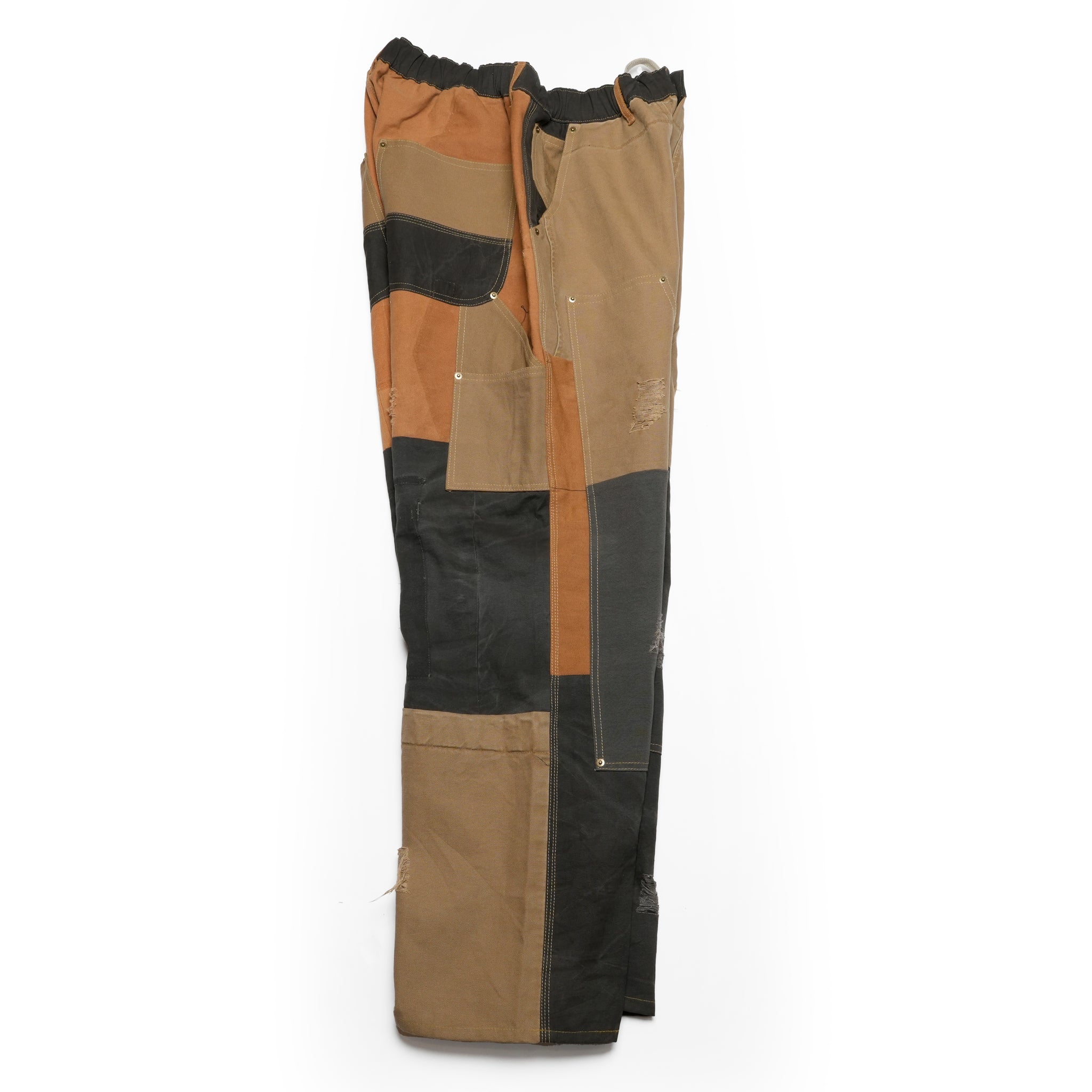 RP2528305_Brown | DAMAGE DOUBLEKNEE PANTS | Color:Brown | Size_M/L/XL【NASNGWAM_ナスングワム】