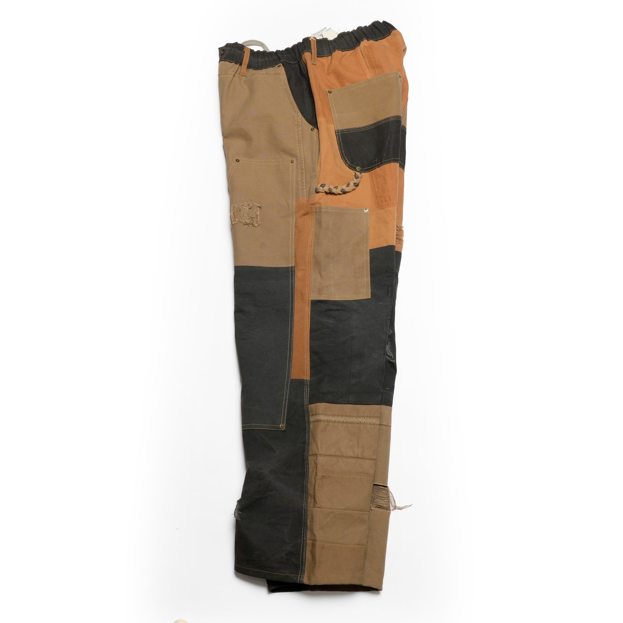 RP2528305_Brown | DAMAGE DOUBLEKNEE PANTS | Color:Brown | Size_M/L/XL【NASNGWAM_ナスングワム】