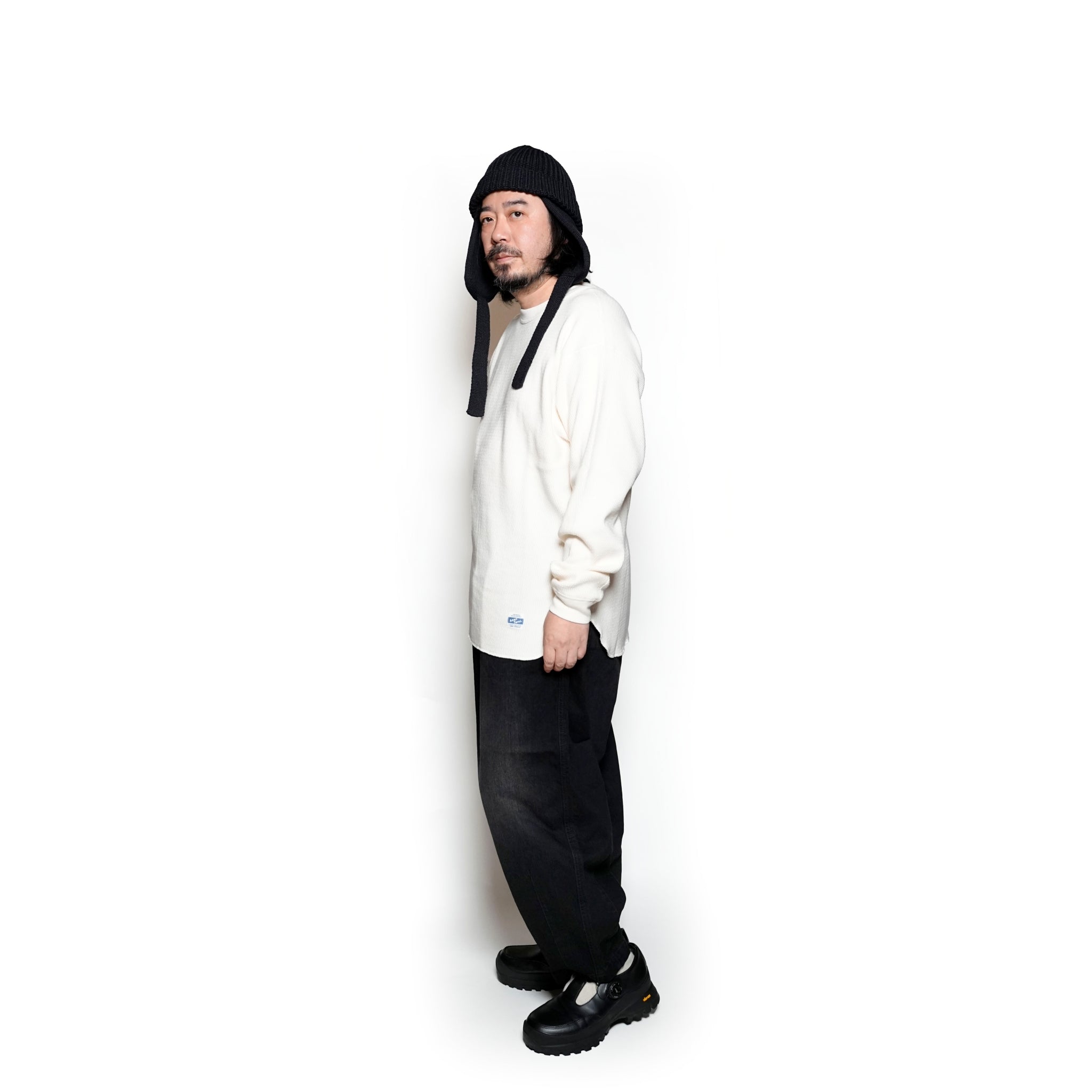 VGW Type-2 wide denim pants | Black | VIRGOwearworks