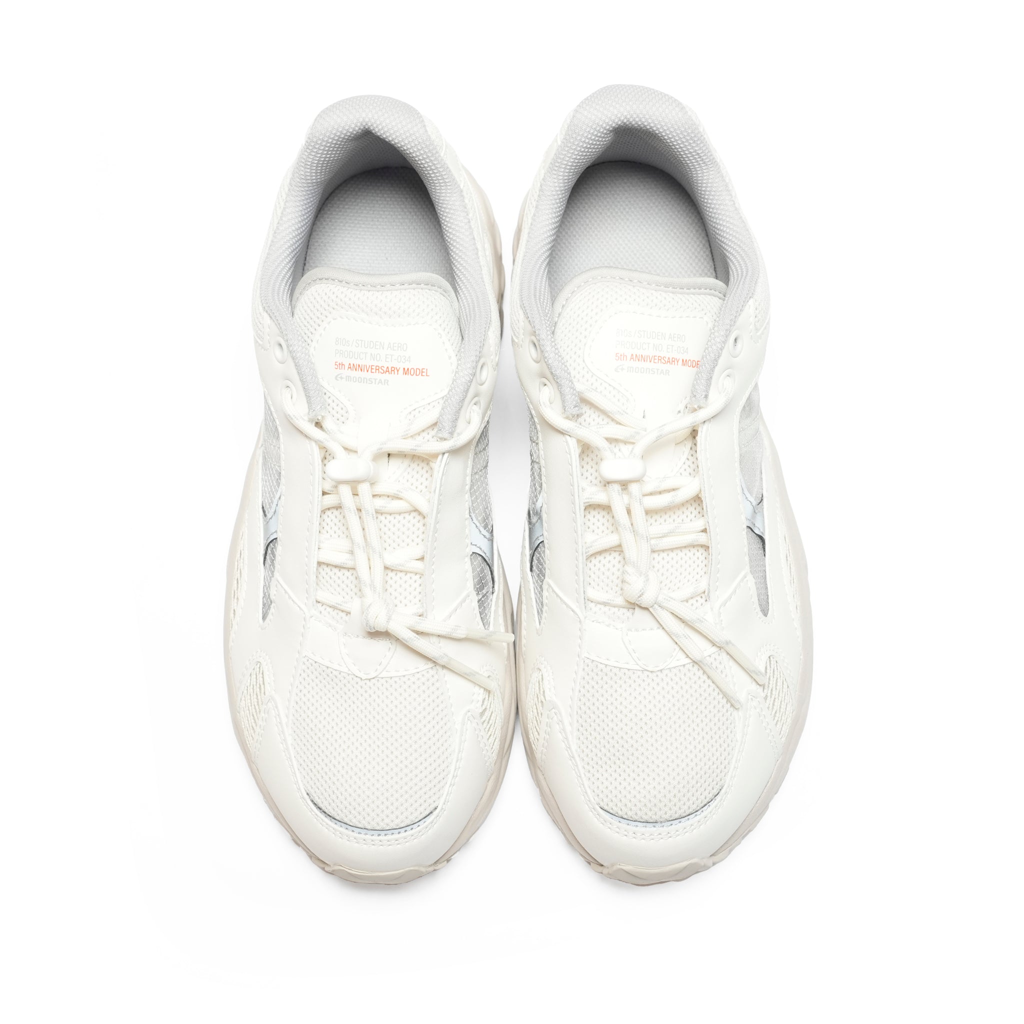 ET 034_White | Studen Aero | Color:White【810S_エイトテンス】【MOONSTAR_ムーンスター】