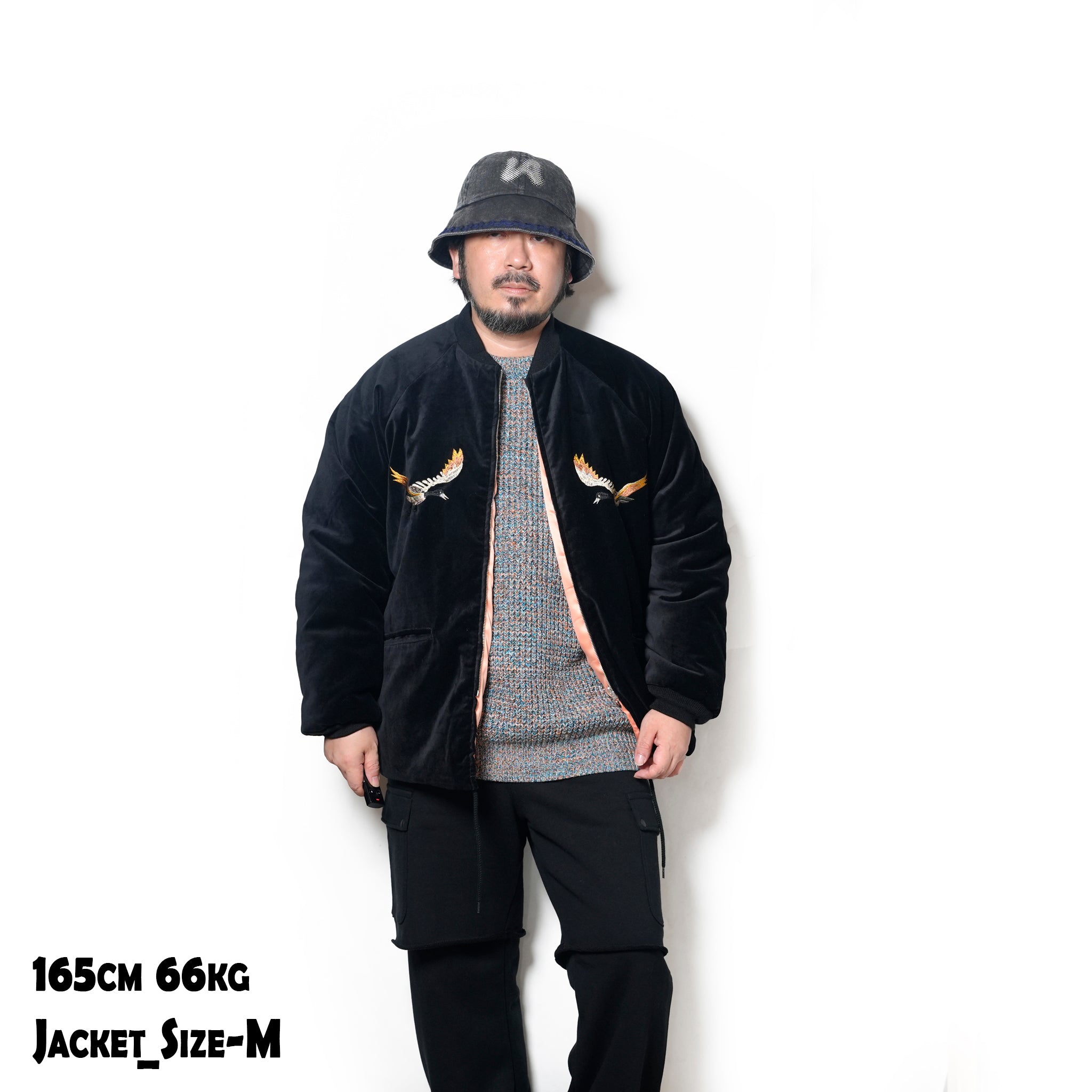 SOUVENIR GOOSE BAY JACKET | Color_Black Velour/Thermolite | No_tl25f001_black velour/thermolite【THRIFTY LOOK_スリフティールック】