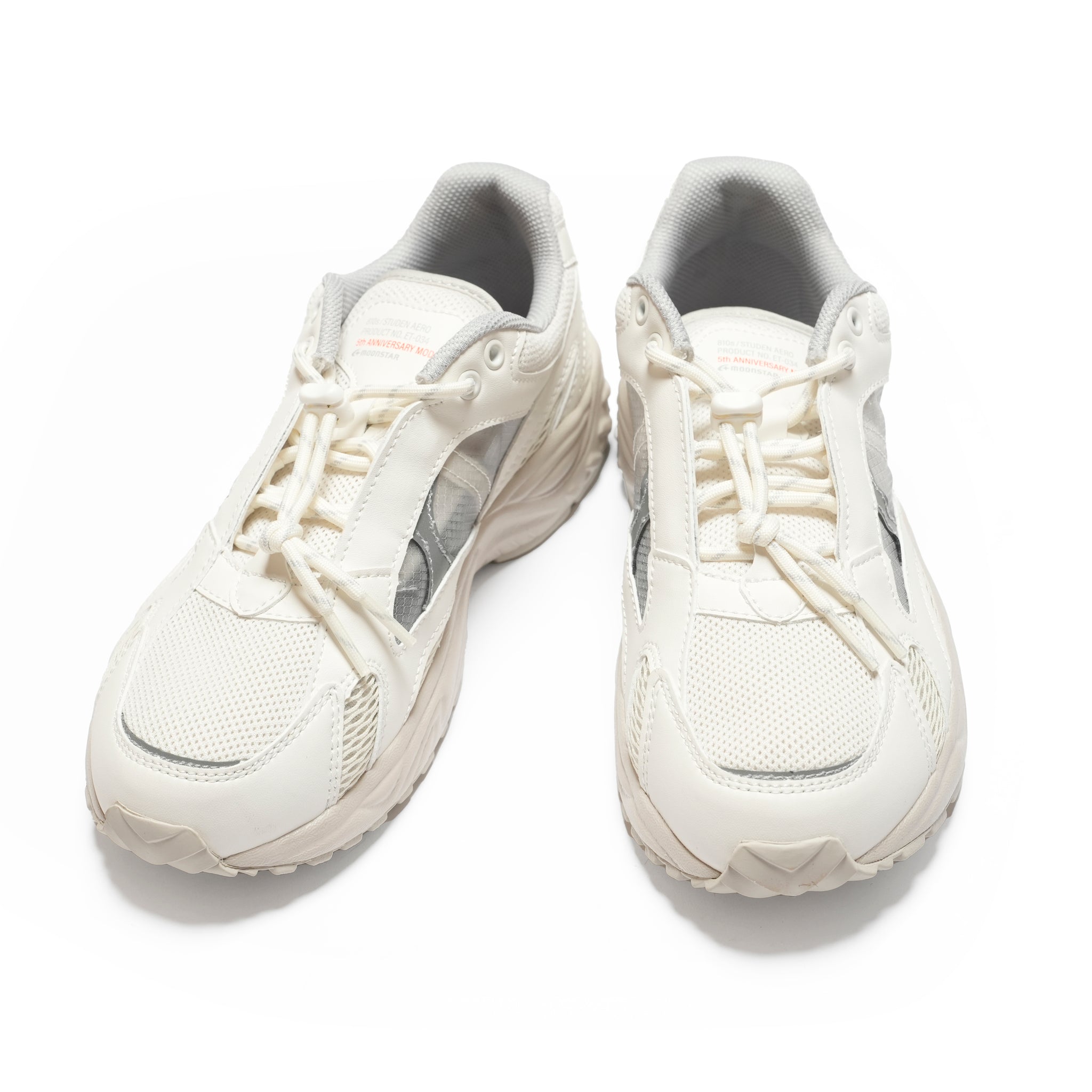 ET 034_White | Studen Aero | Color:White【810S_エイトテンス】【MOONSTAR_ムーンスター】