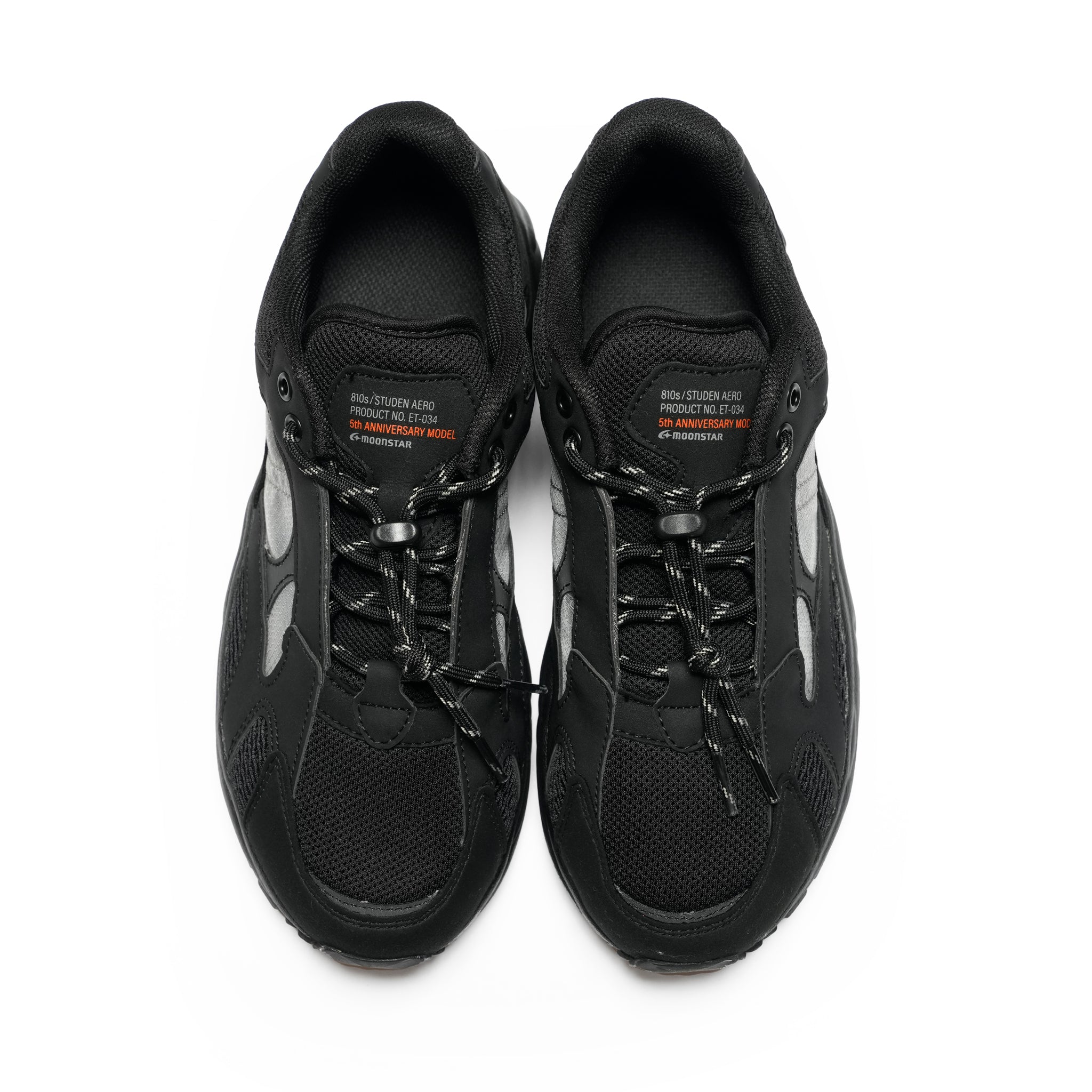 ET 034_Black | Studen Aero | Color:Black【810S_エイトテンス】【MOONSTAR_ムーンスター】