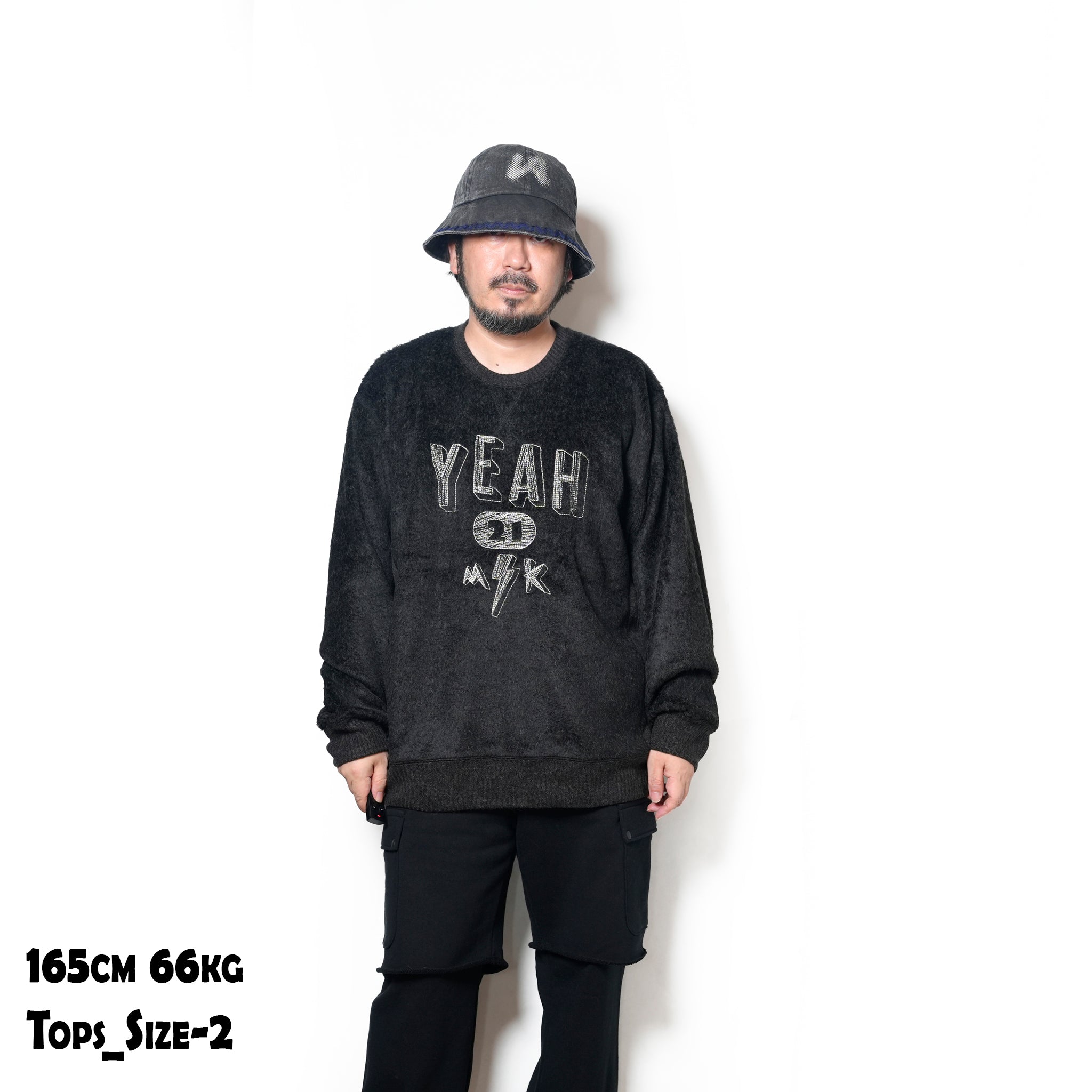 YEAH | Color_Blk | No_mk26a-c-23_blk【MASTERKEY_マスターキー】