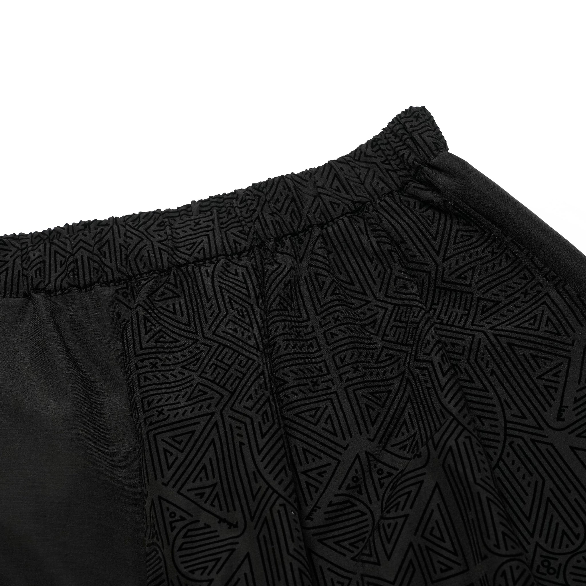 SF25SS-11_Black | Stone Yard Floc Wide Shorts | Color:Black【STOF_ストフ】【archive】