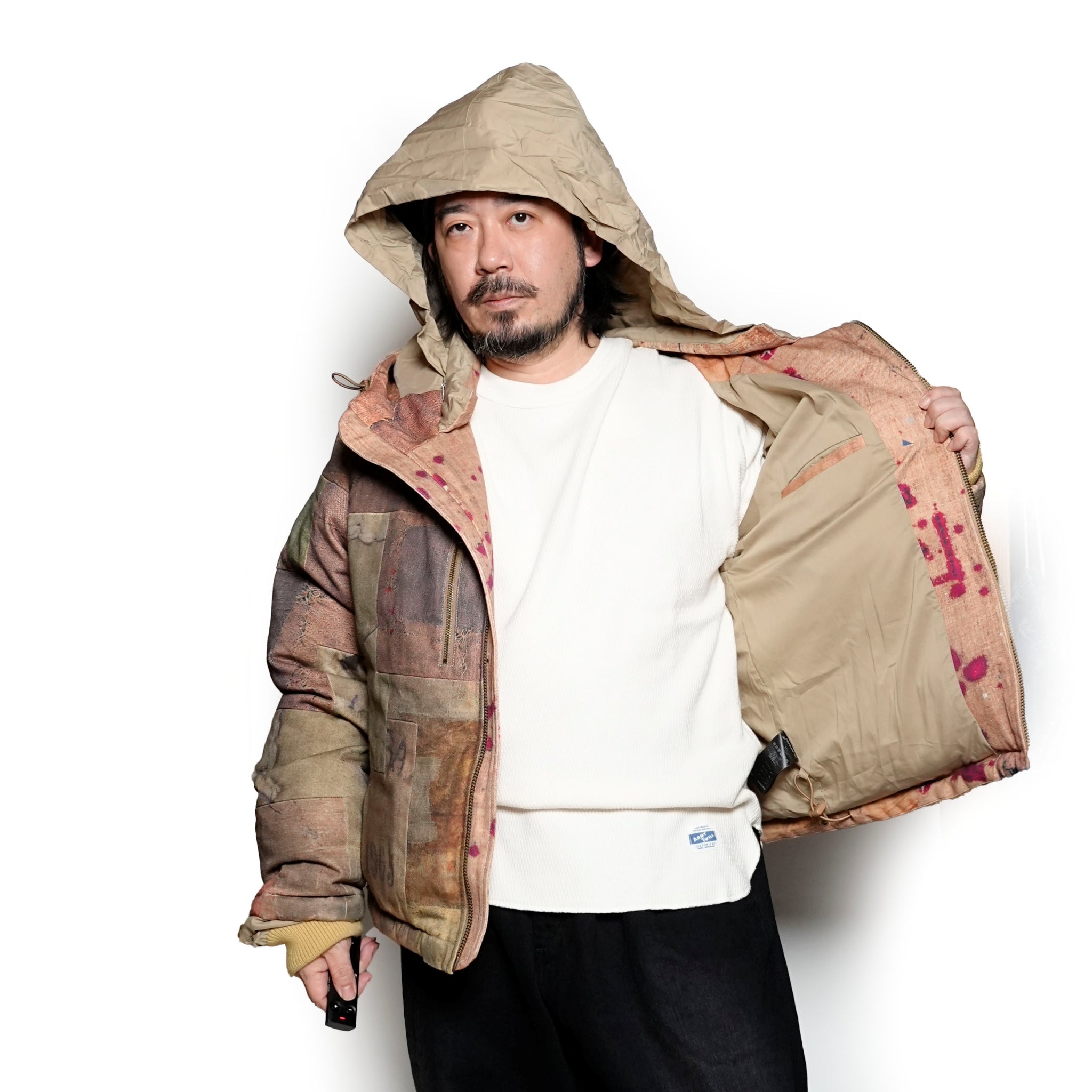 Pla24awj10_Digital print | Digital print puffer | Color:Digital Print【PLATEAU STUDIO_プラトー スタジオ】【archive】