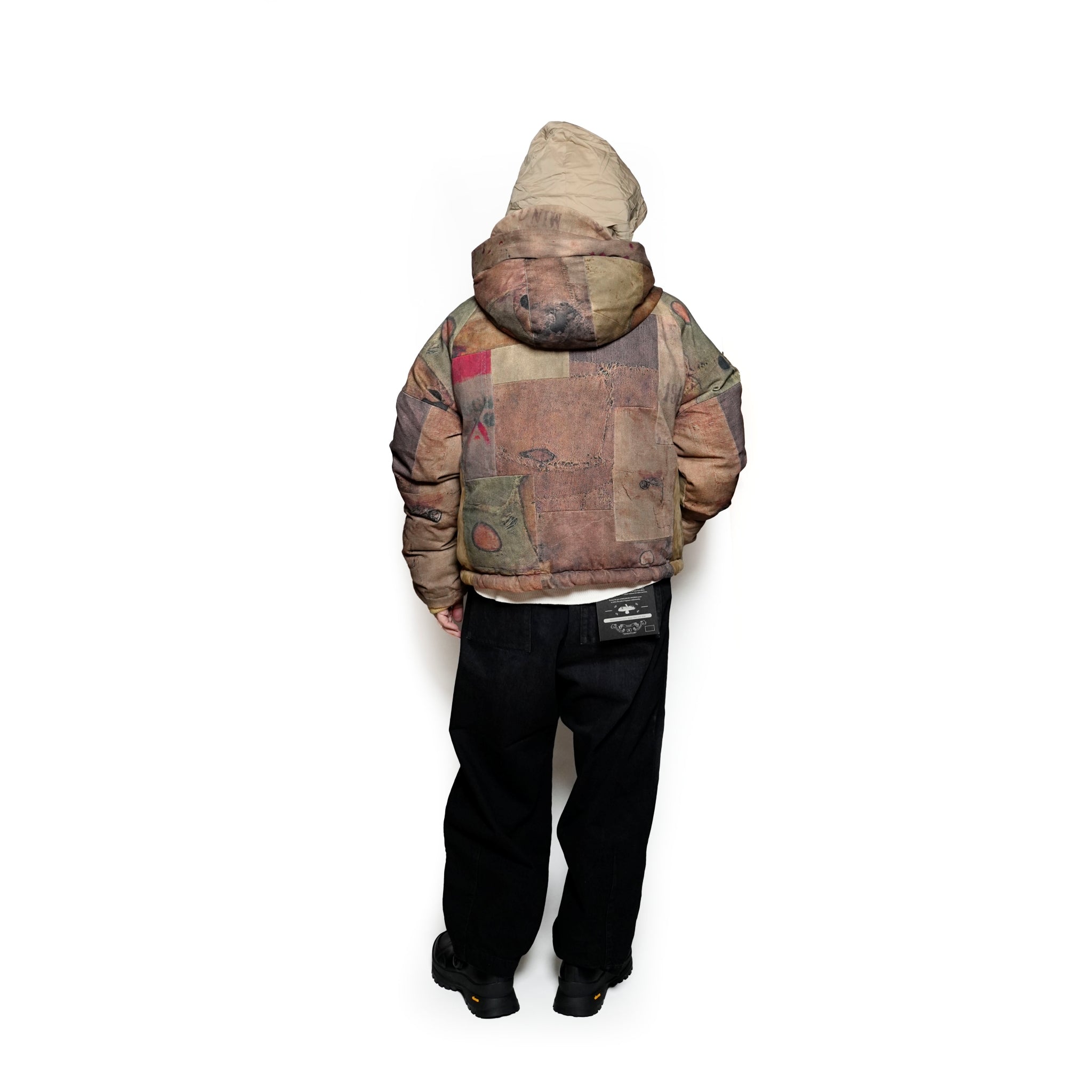 Pla24awj10_Digital print | Digital print puffer | Color:Digital Print【PLATEAU STUDIO_プラトー スタジオ】【archive】
