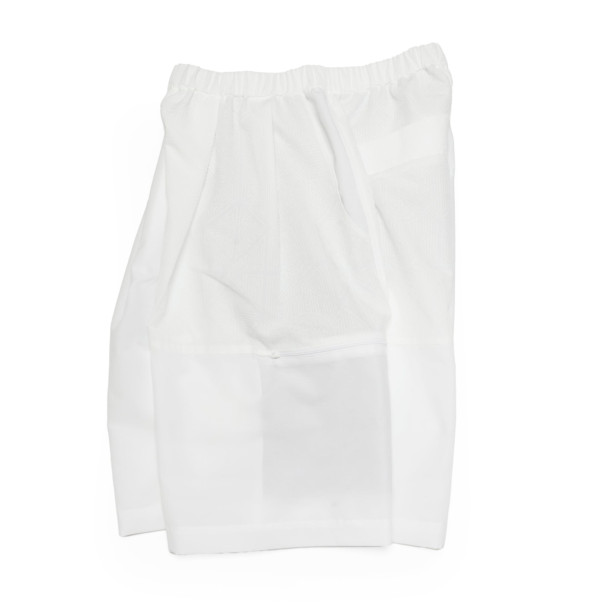 SF25SS-11_White | Stone Yard Floc Wide Shorts | Color:White【STOF_ストフ】【archive】