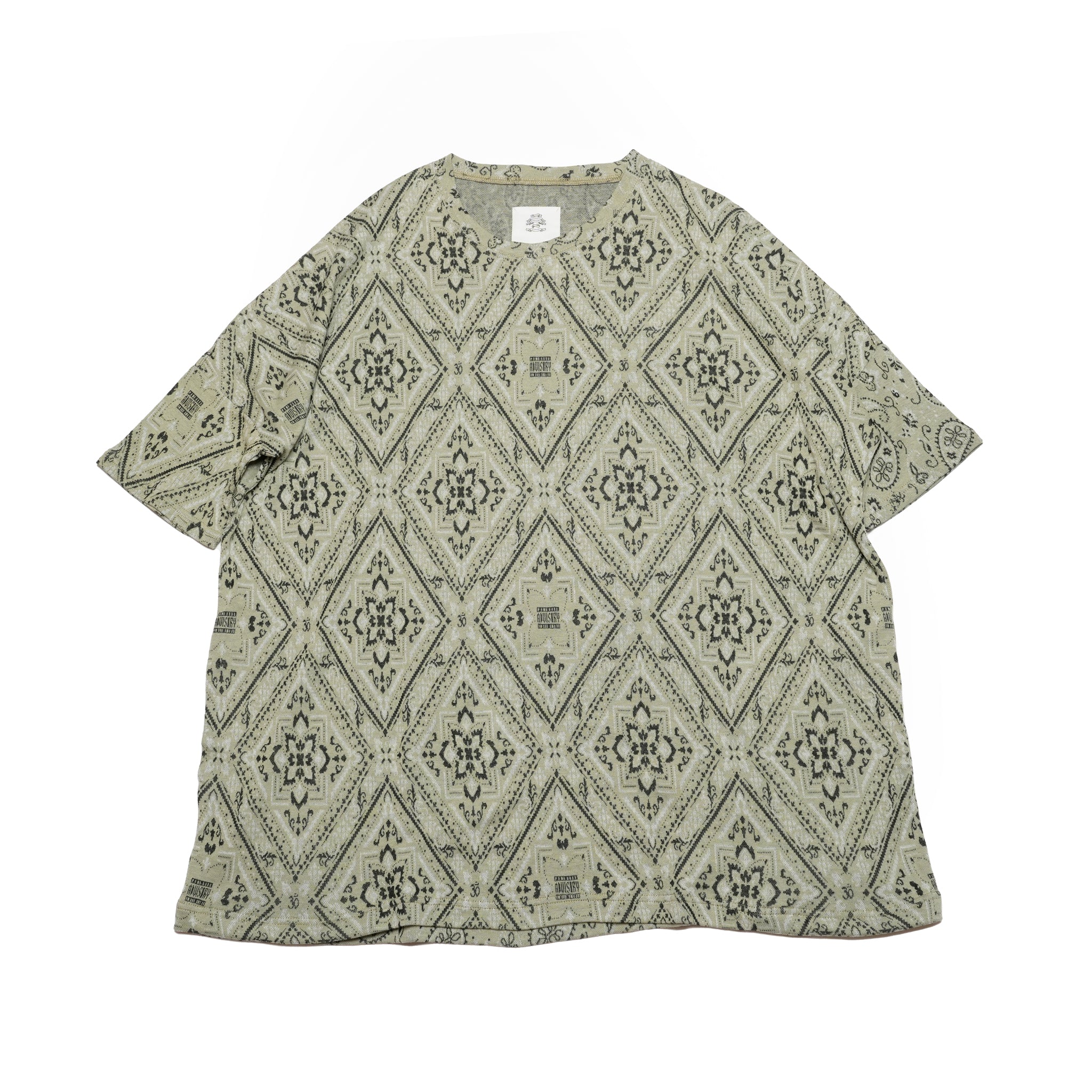SF25SS-17_Beige | Bandana JQ BIG Tee | Color:Beige【STOF_ストフ】【archive】