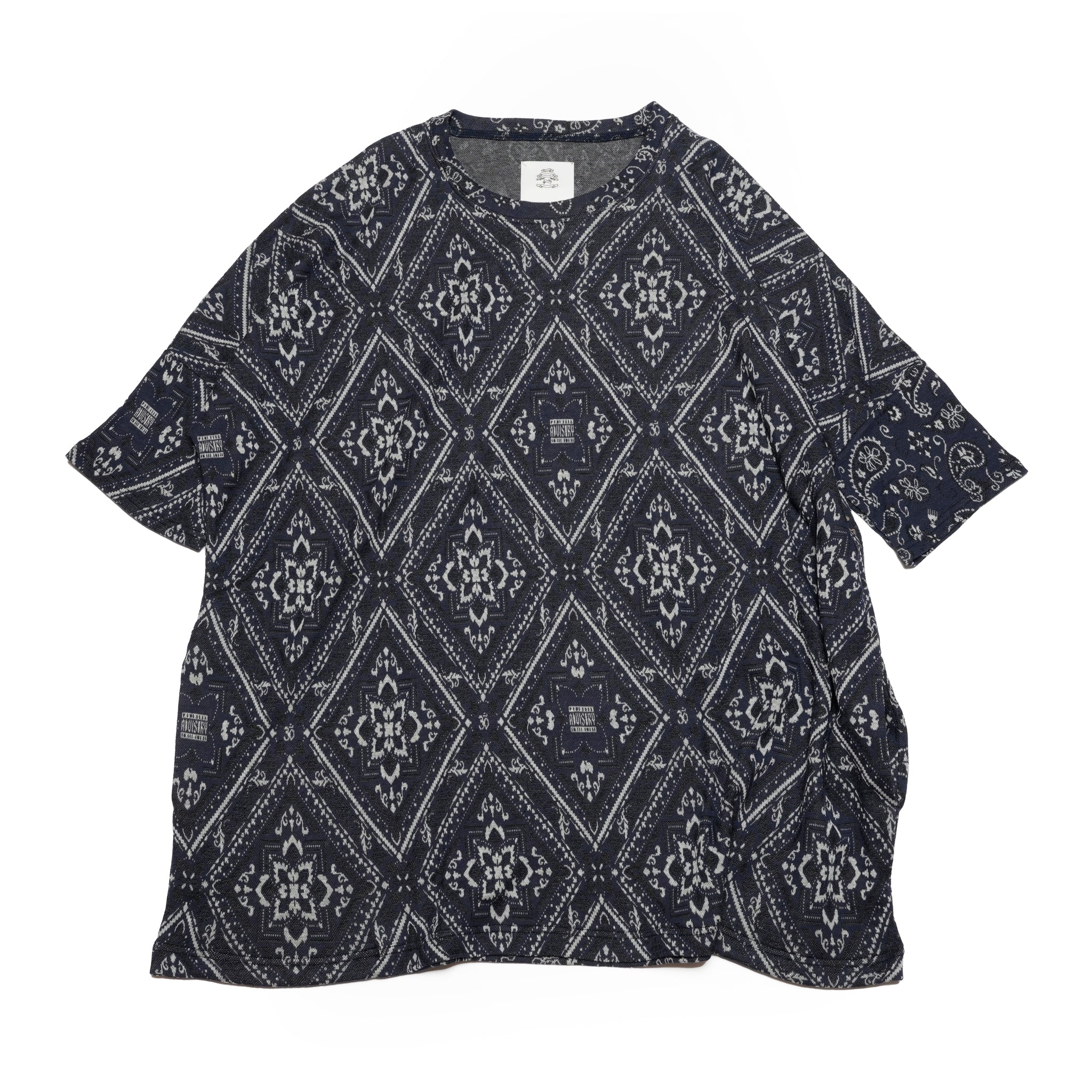 SF25SS-17_Navy | Bandana JQ BIG Tee | Color:Navy【STOF_ストフ】【archive】