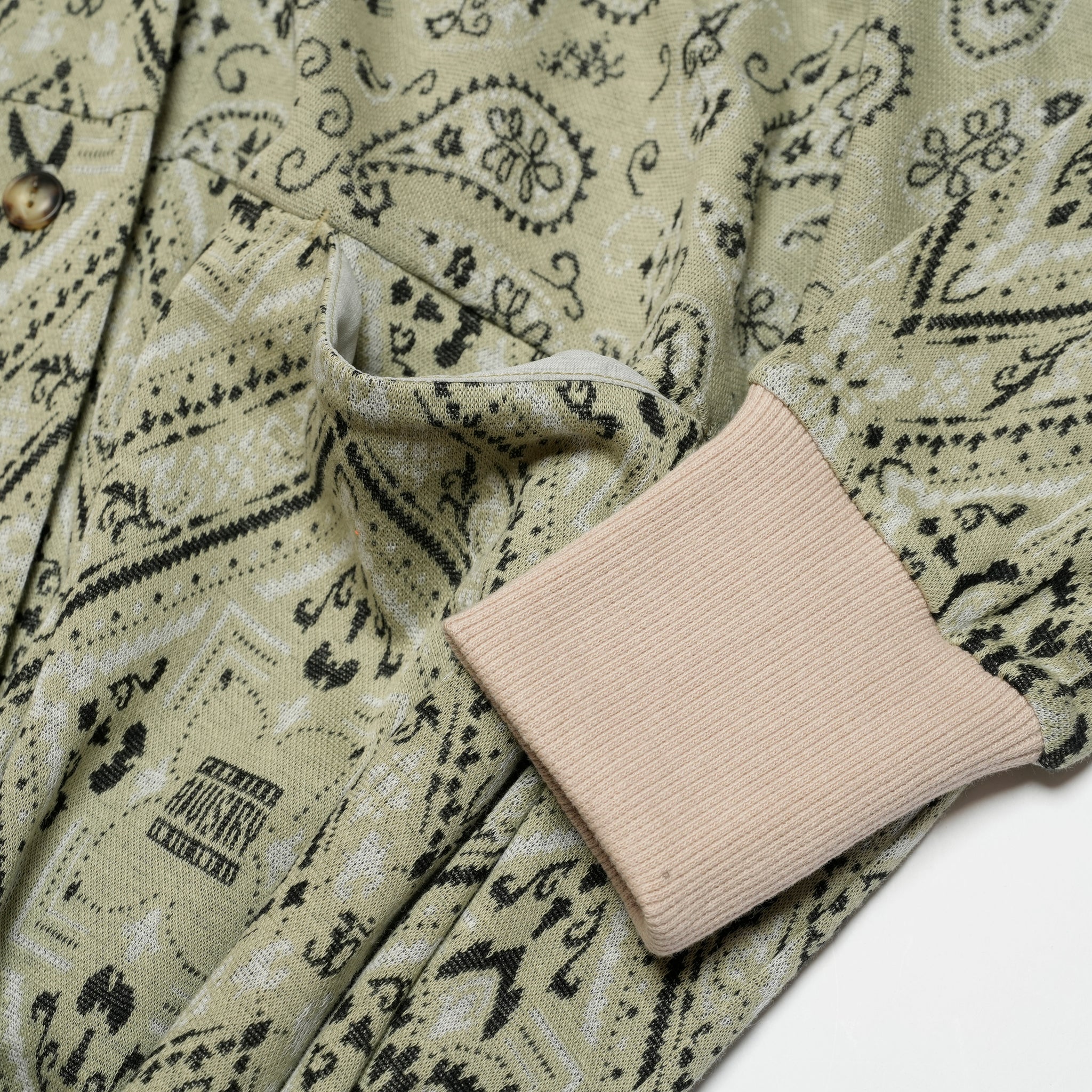 SF25SS-16_Beige | Bandana JQ Cardigan | Color:Beige【STOF_ストフ】