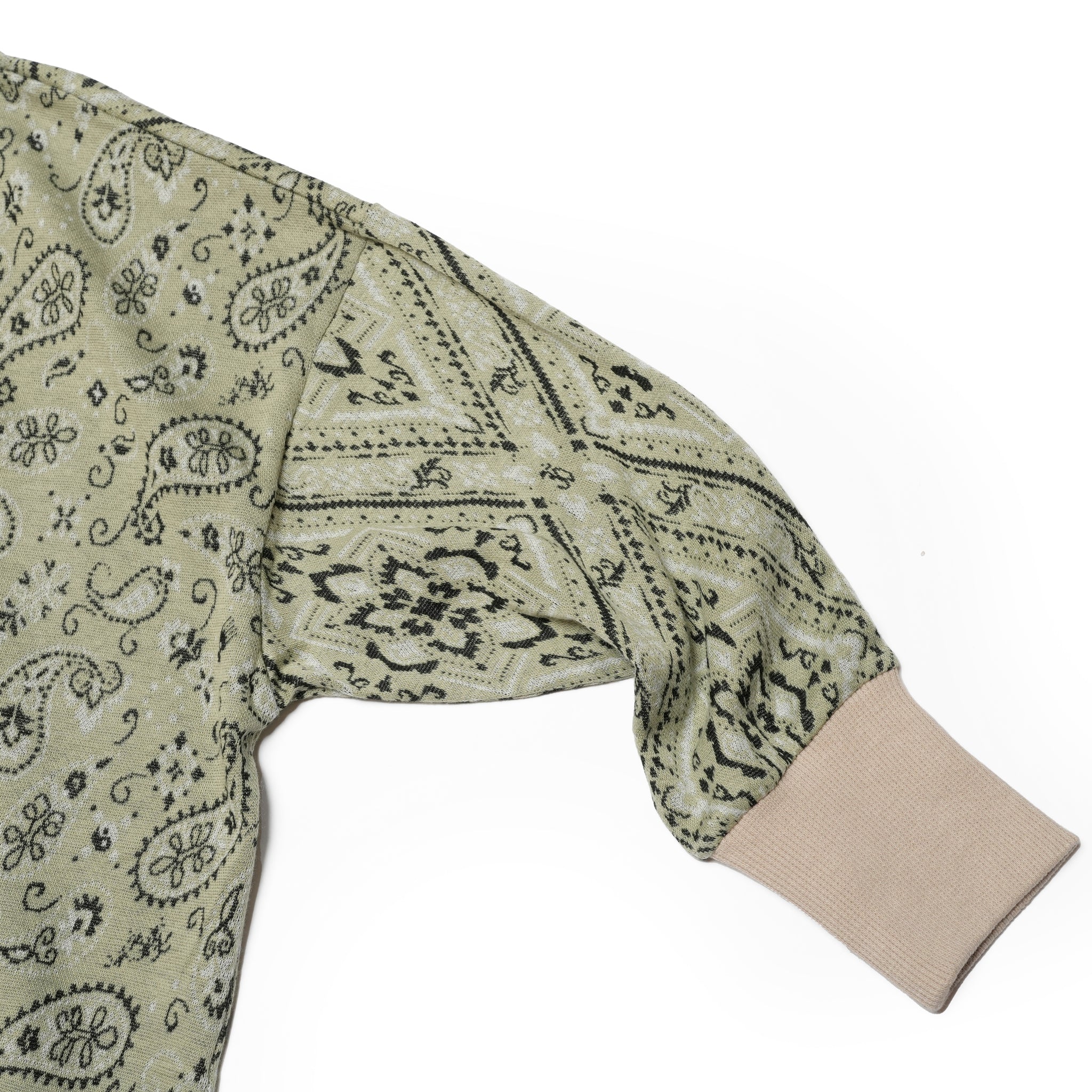 SF25SS-16_Beige | Bandana JQ Cardigan | Color:Beige【STOF_ストフ】