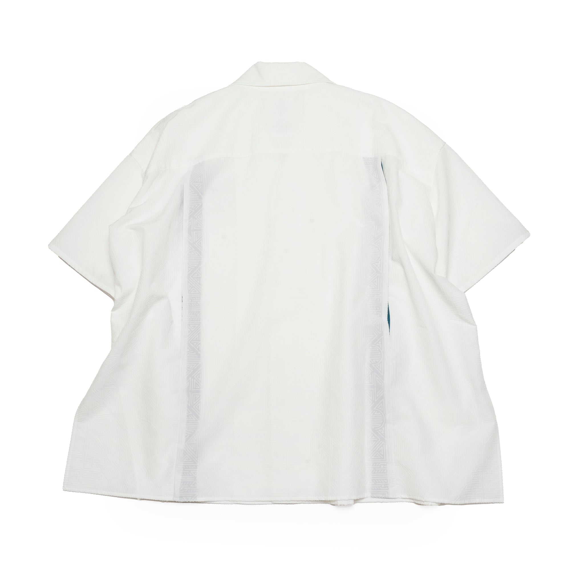 SF25SS-08_White | Stone Yard Floc Shirt | Color:White【STOF_ストフ】【archive】