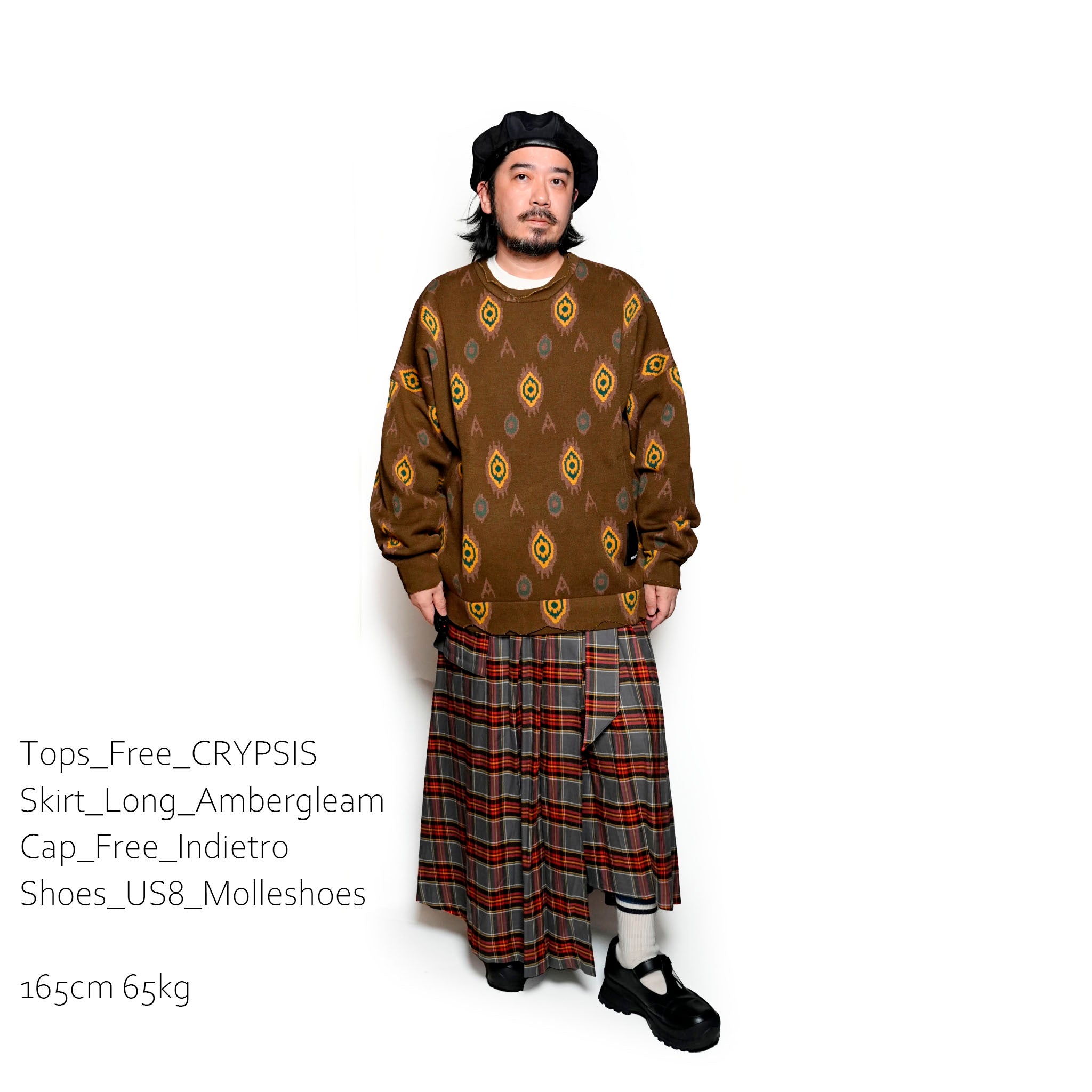 (A)crypsis® 2024 S/S 3D Disruptive Totem Knit Top / Dark Green | Size:Free【(A)CRYPSIS®】【SEIVSON_セイヴソン】【archive】