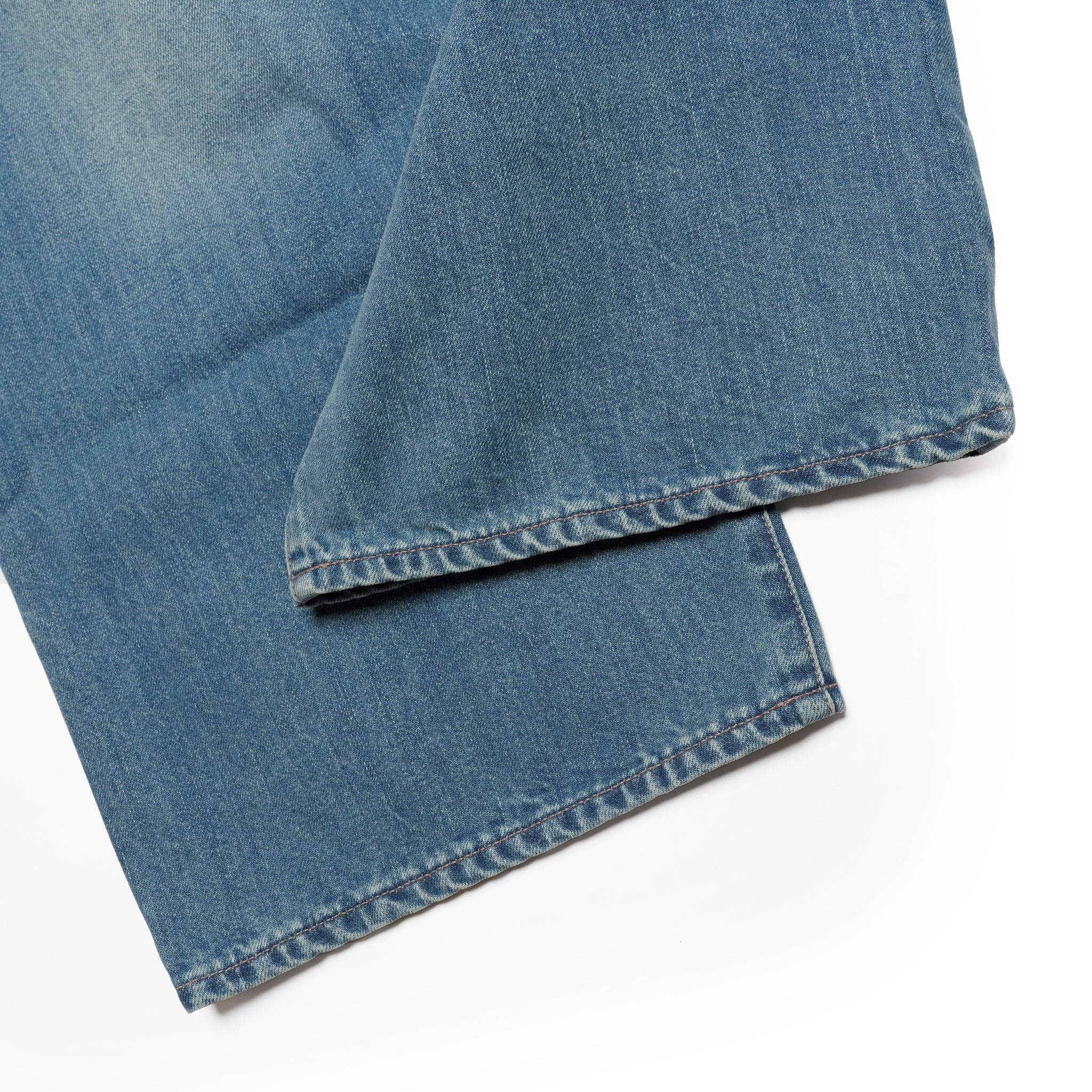26919_Blue Summer | BLUE SUMMER BARREL MID WAIST DENIM JEANS | Color:Blue Summer【ONE TEASPOON_ワンティースプーン】【archive】