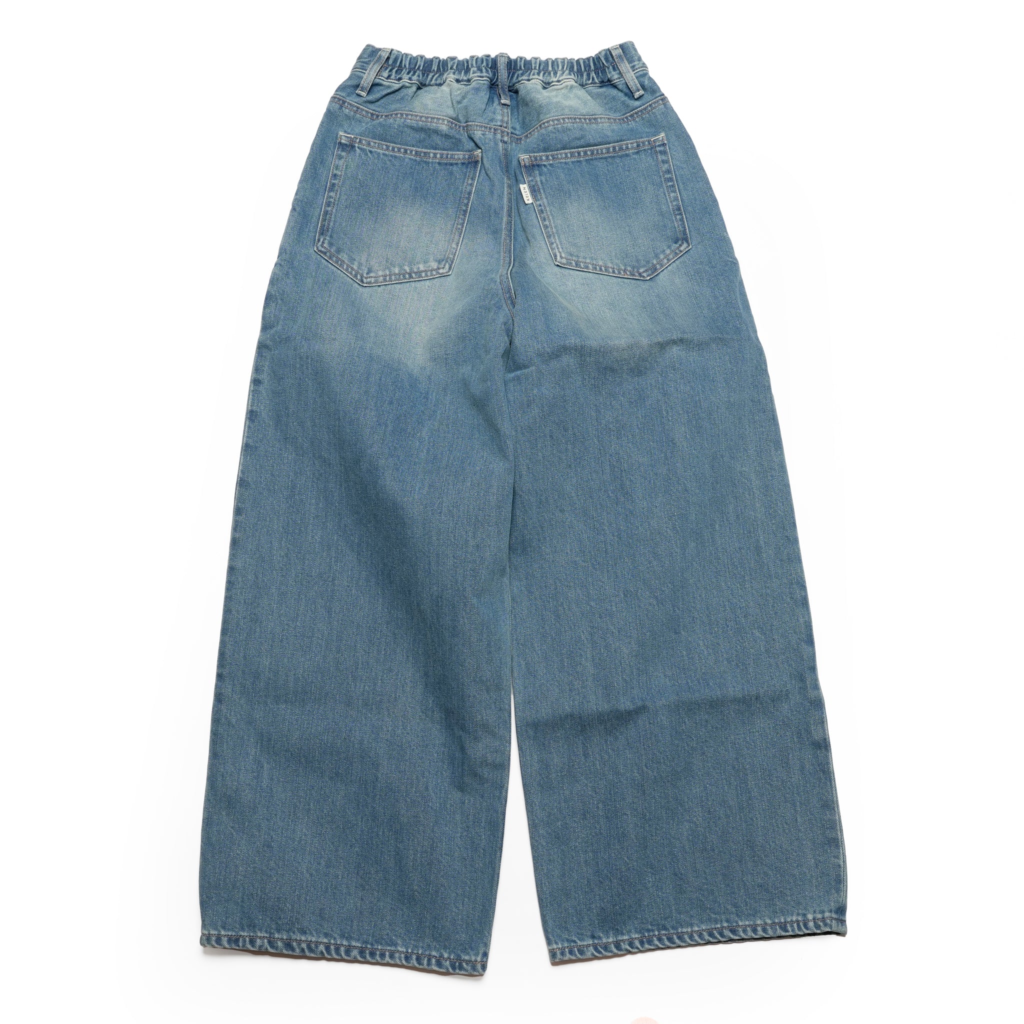 26919_Blue Summer | BLUE SUMMER BARREL MID WAIST DENIM JEANS | Color:Blue Summer【ONE TEASPOON_ワンティースプーン】【archive】