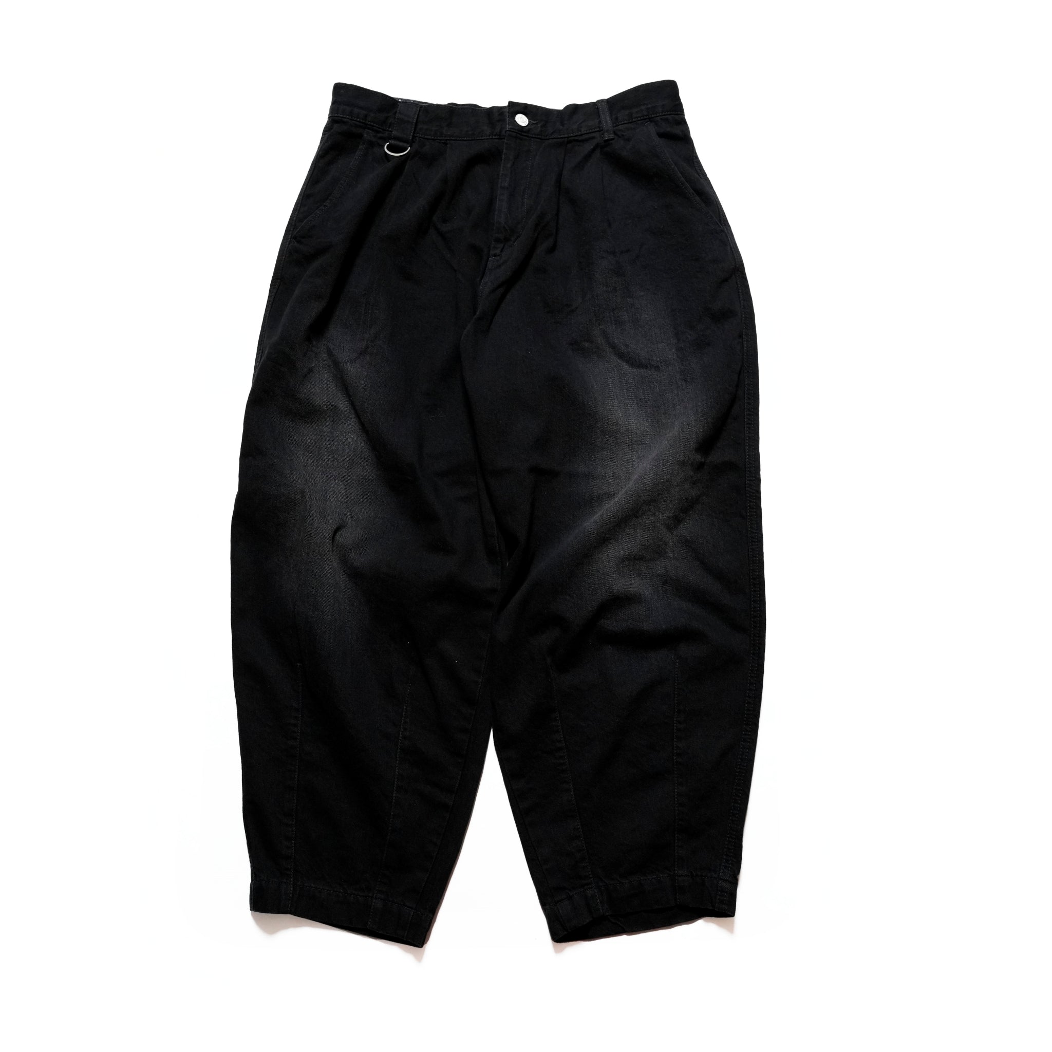 VGW Type-2 wide denim pants | Black | VIRGOwearworks