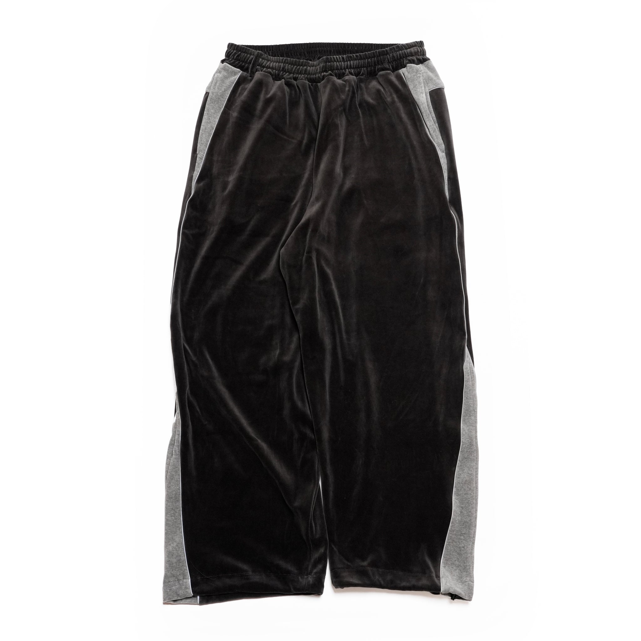 VELOUR TRACK EZ | Color_Charcoal | No_voo-1243_charcoal【VOO_ヴォー】