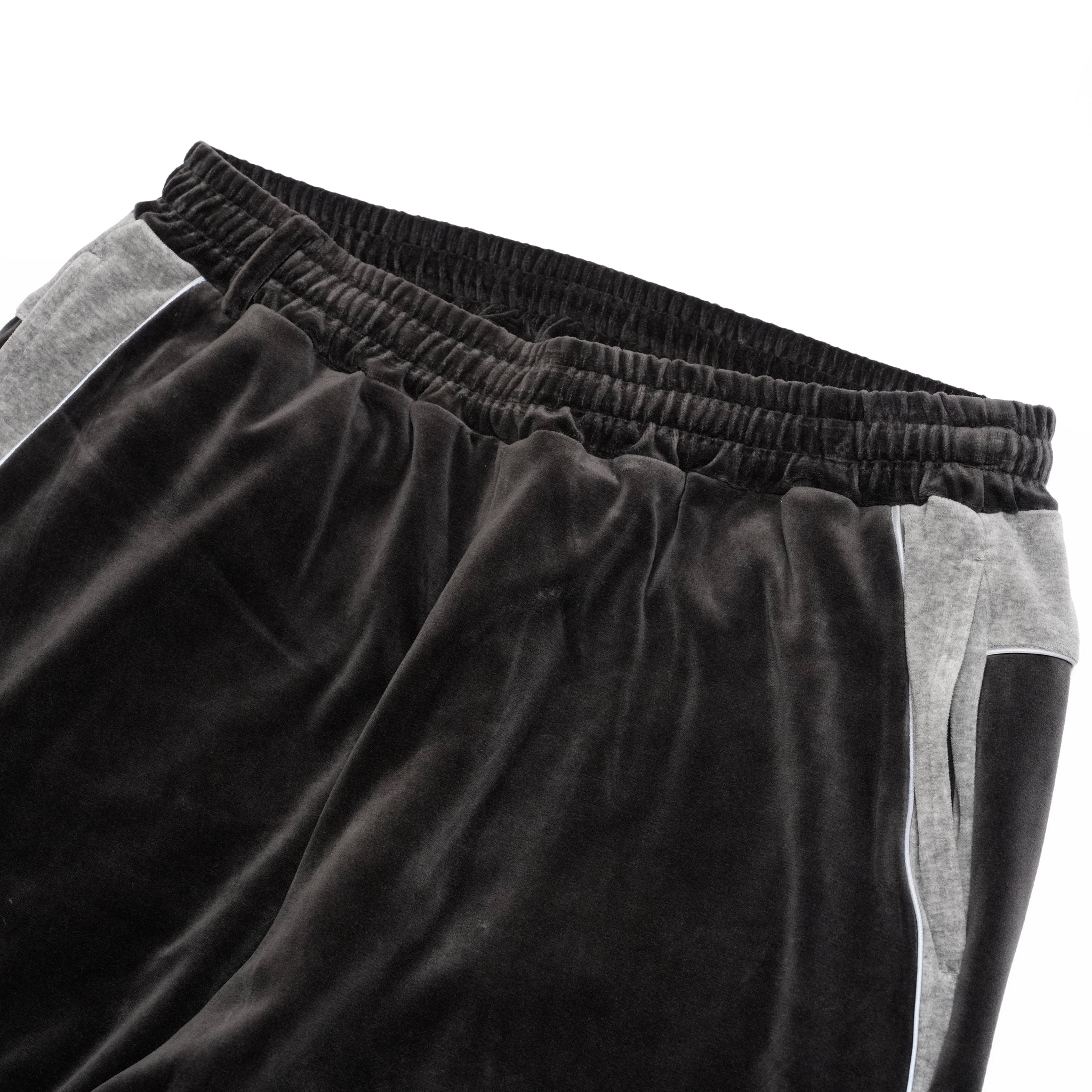 VELOUR TRACK EZ | Color_Charcoal | No_voo-1243_charcoal【VOO_ヴォー】