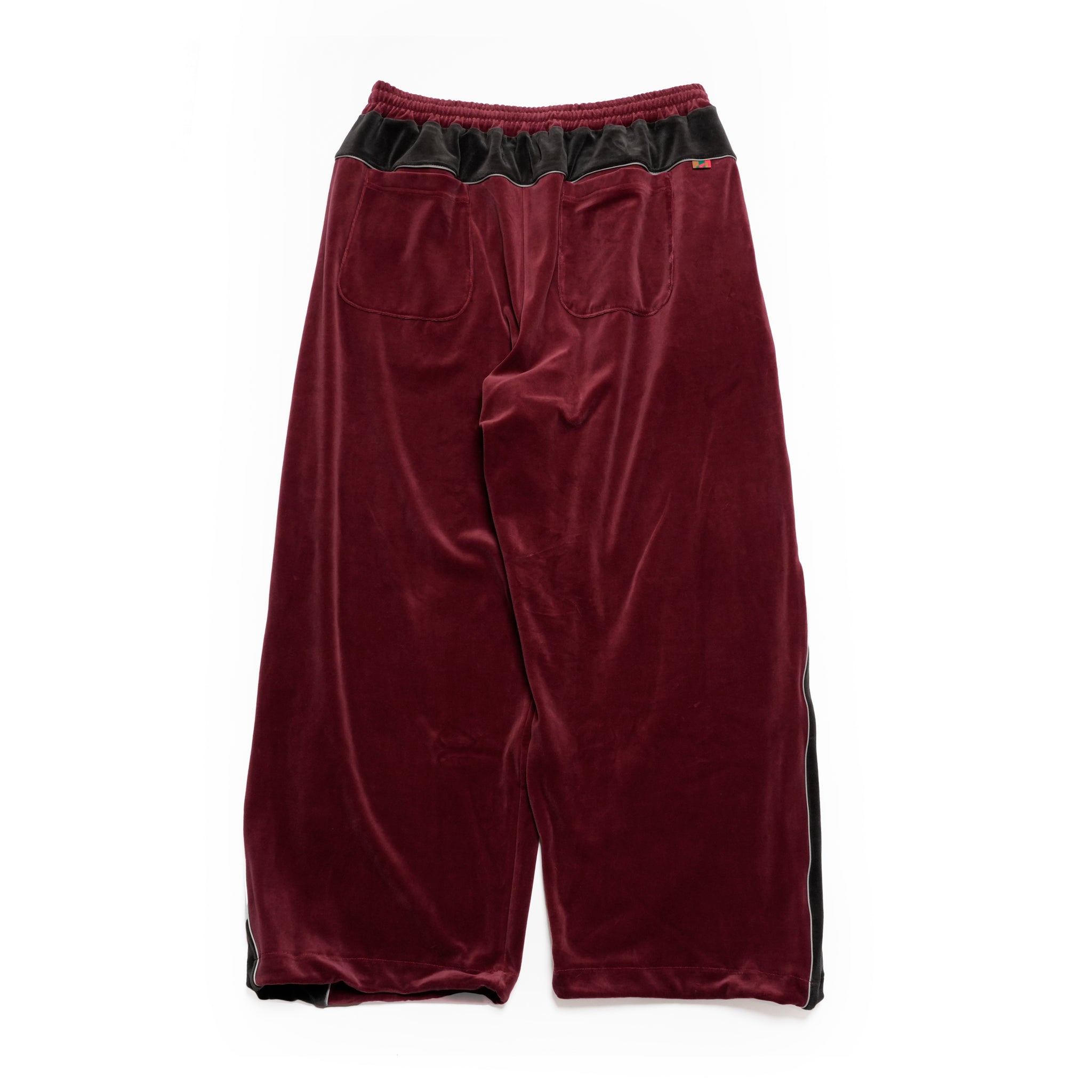 VELOUR TRACK EZ | Color_Wine | No_voo-1243_wine【VOO_ヴォー】