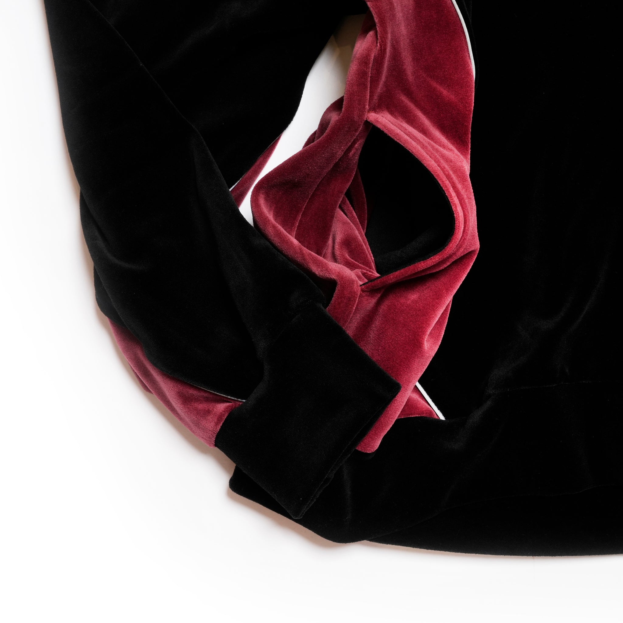 VELOUR TRACK JACKET | Color_Black | No_voo-1242_black【VOO_ヴォー】
