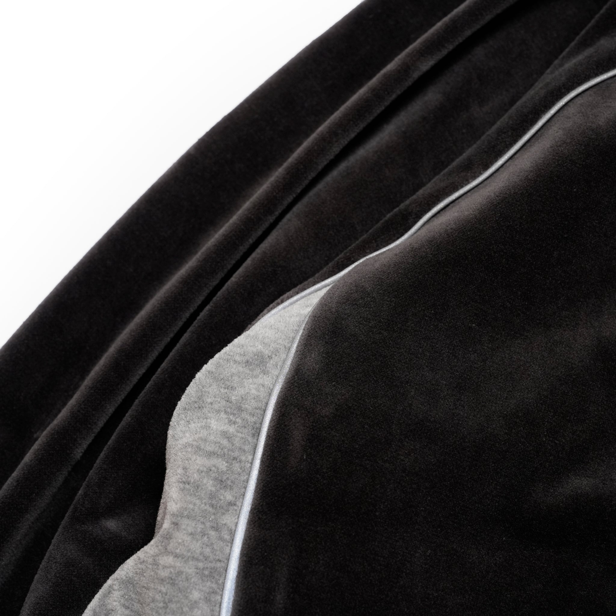 VELOUR TRACK JACKET | Color_Charcoal | No_voo-1242_charcoal【VOO_ヴォー】