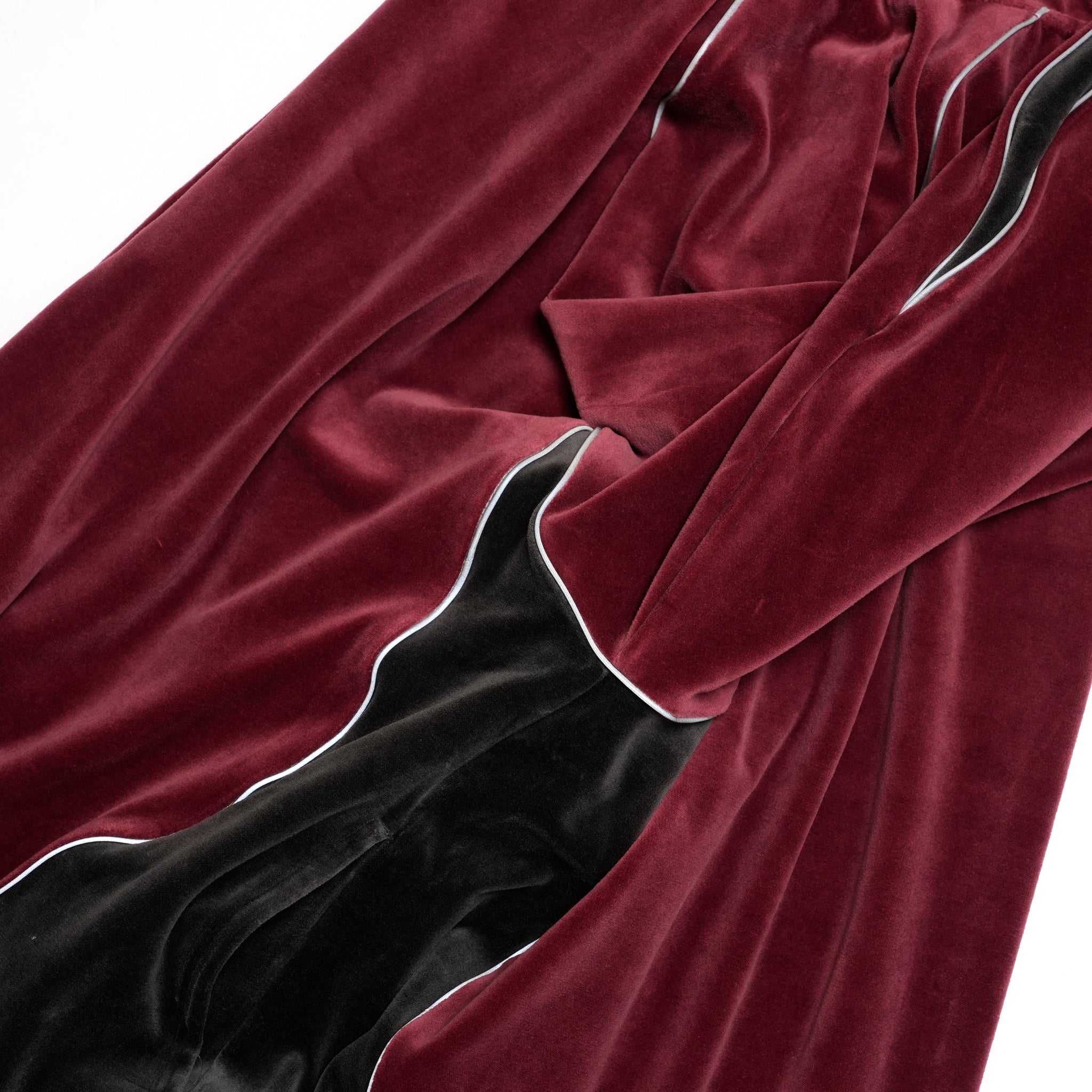 VELOUR TRACK JACKET | Color_Wine | No_voo-1242_wine【VOO_ヴォー】