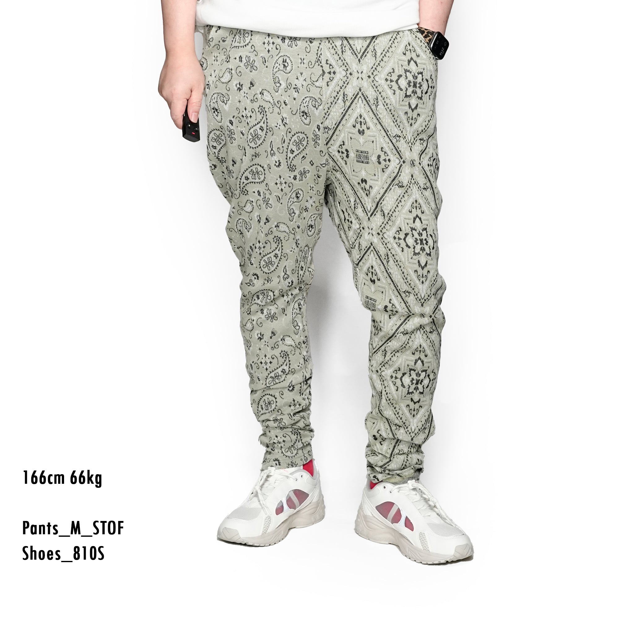 SF25SS-18_Beige | Bandana JQ Relax pants | Color:Beige【STOF_ストフ】【archive】