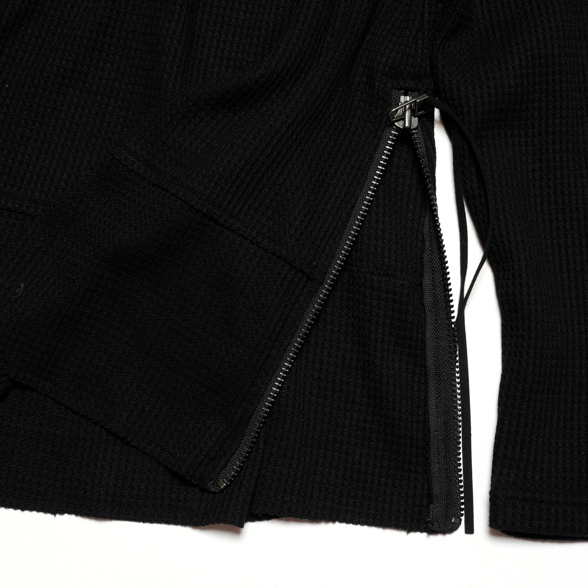 サイドジップサーマルカットソー | Color_Black | No_opizi254017_black【OPULENCE_オーピュレンス】