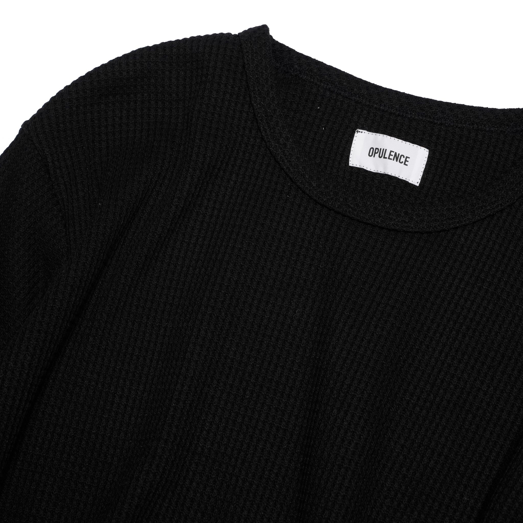 サイドジップサーマルカットソー | Color_Black | No_opizi254017_black【OPULENCE_オーピュレンス】
