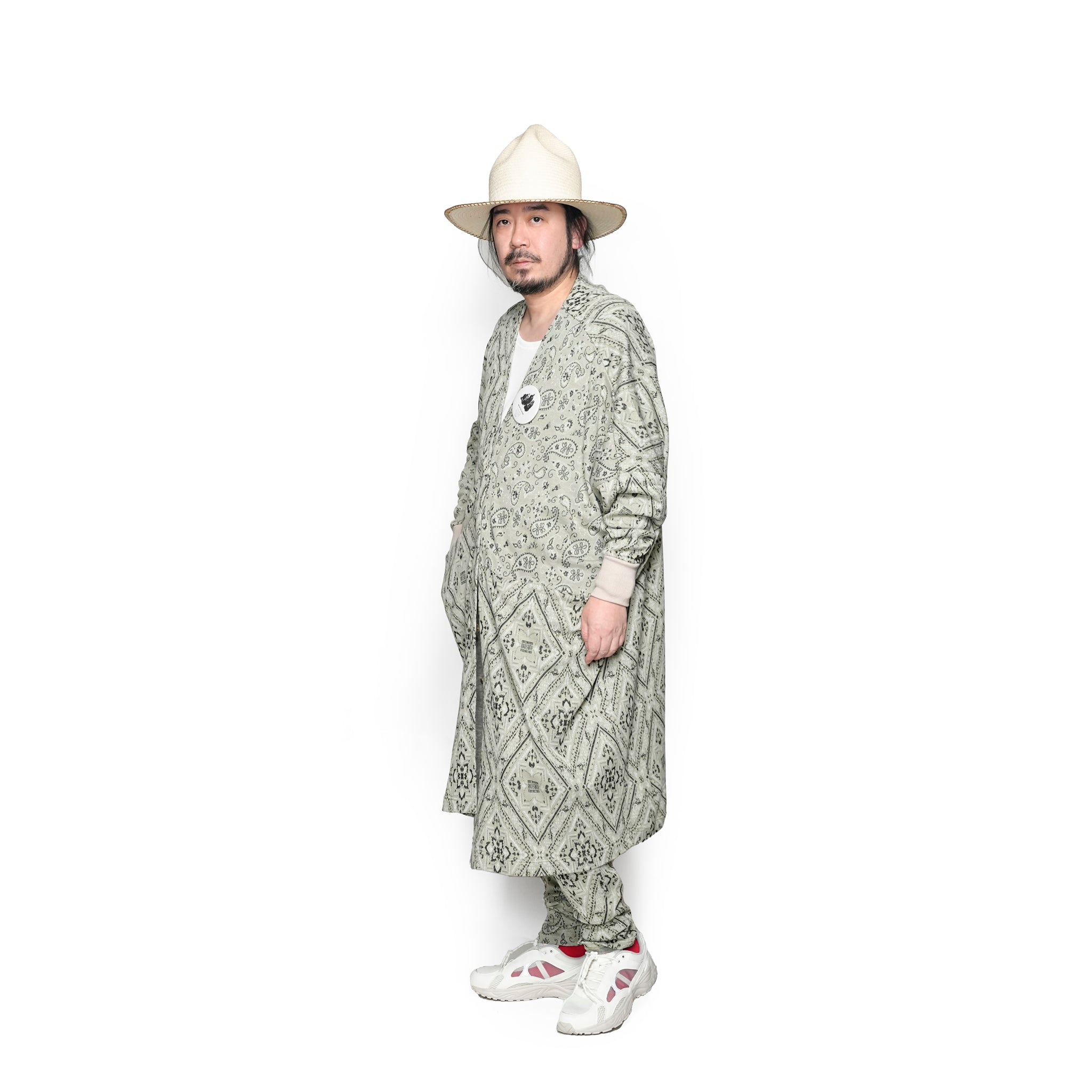 SF25SS-16_Beige | Bandana JQ Cardigan | Color:Beige【STOF_ストフ】