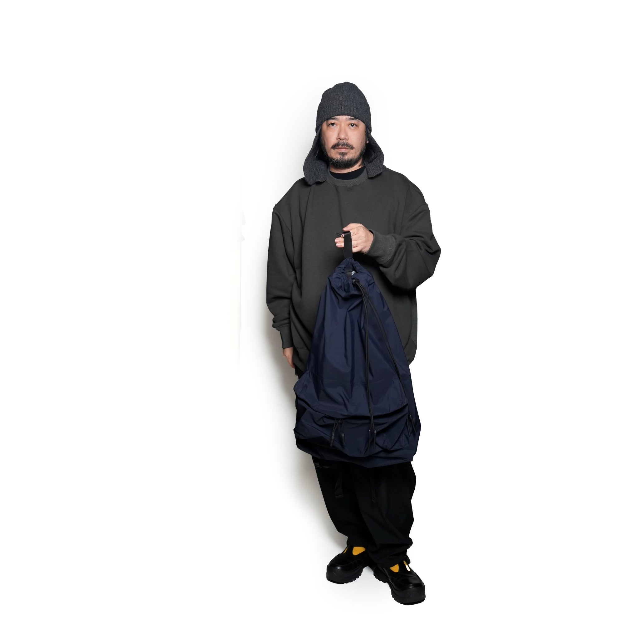 -135 | ナップバッグ | Color:DARK NAVY【UNTRACE_アントレース】【archive】