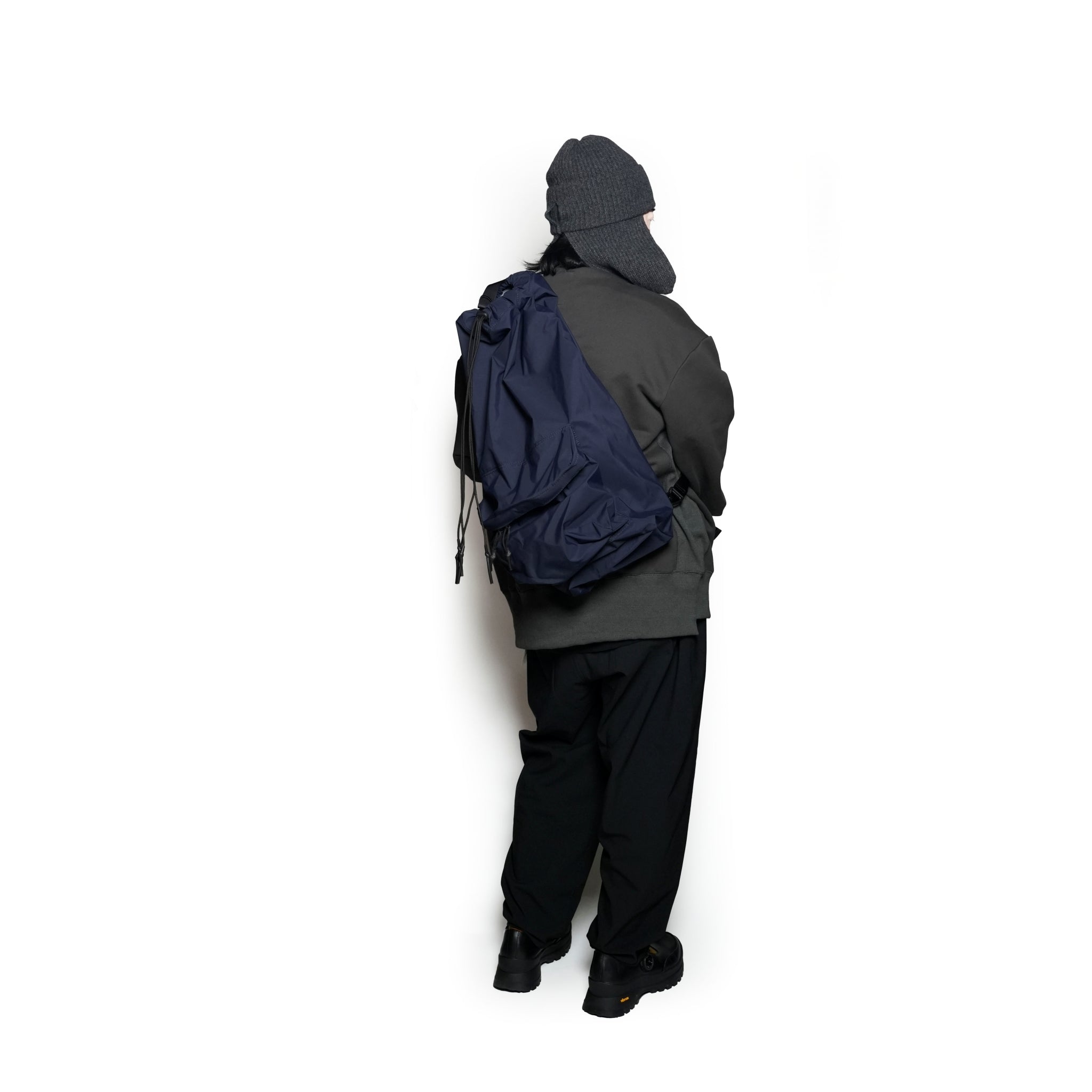 -135 | ナップバッグ | Color:DARK NAVY【UNTRACE_アントレース】【archive】
