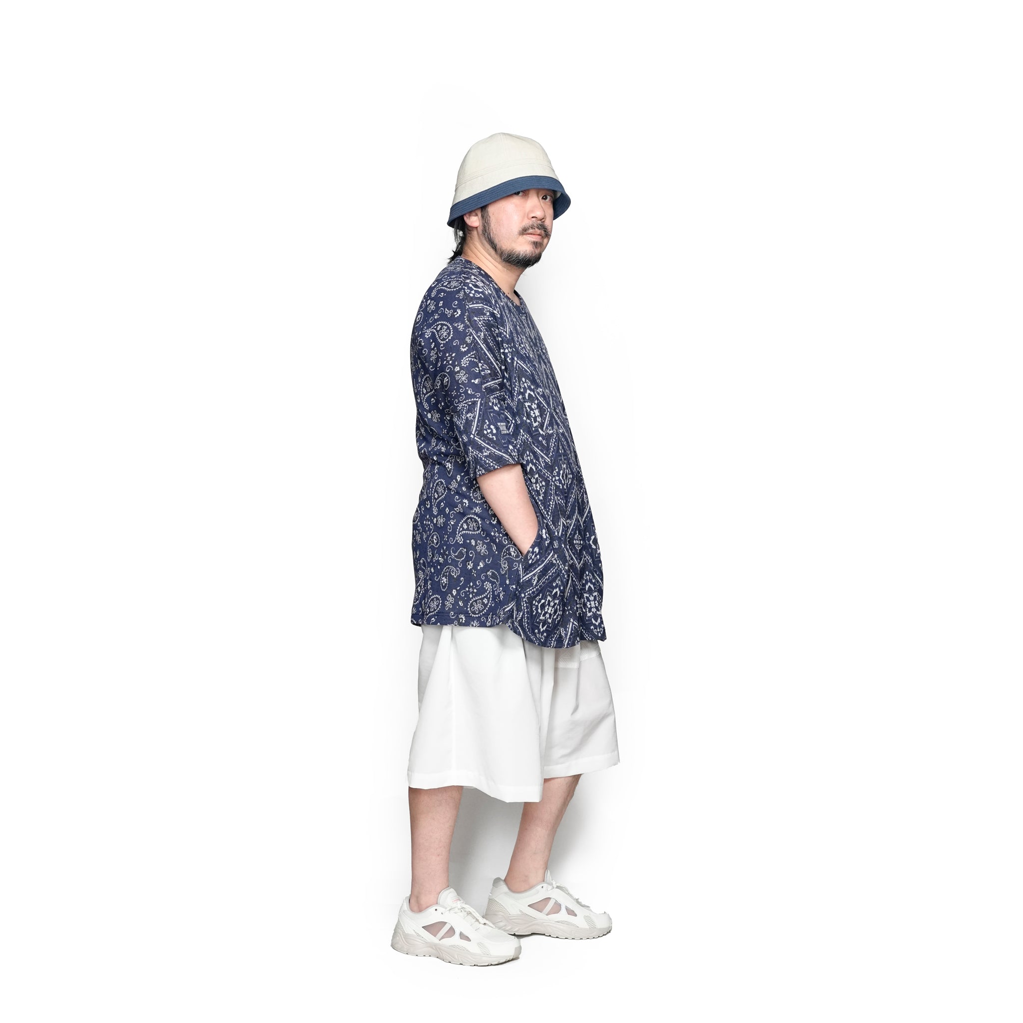 SF25SS-17_Navy | Bandana JQ BIG Tee | Color:Navy【STOF_ストフ】