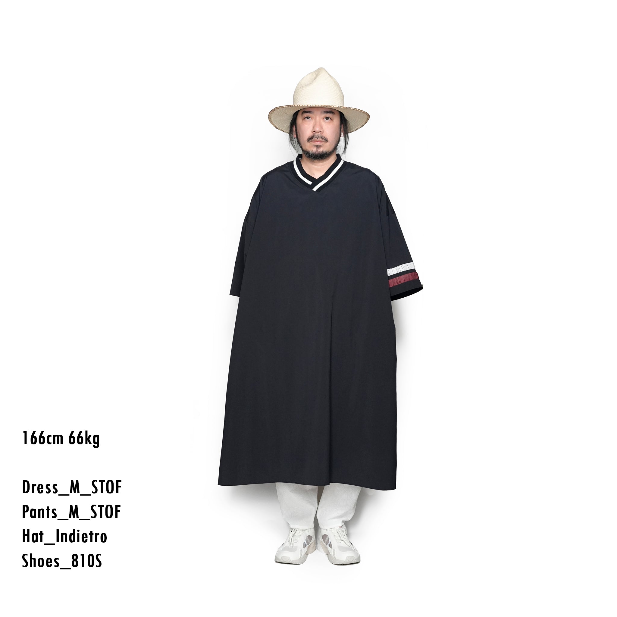 SF25SS-07_Black | 37.5® Cheer OM One-piece | Color:Black【STOF_ストフ】【archive】