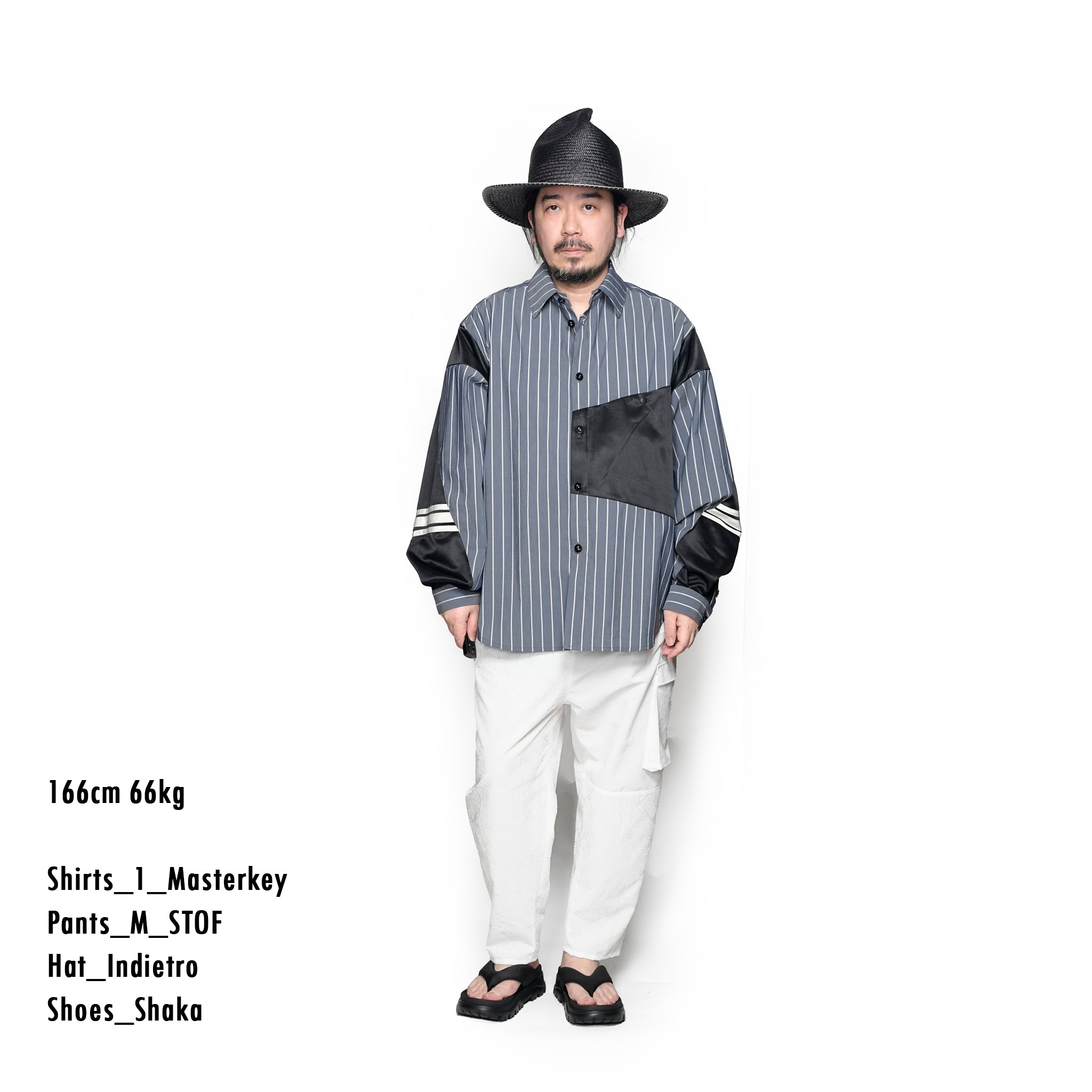 SF25SS-10_White | Stone Yard Floc Wide Pants | Color:White【STOF_ストフ】