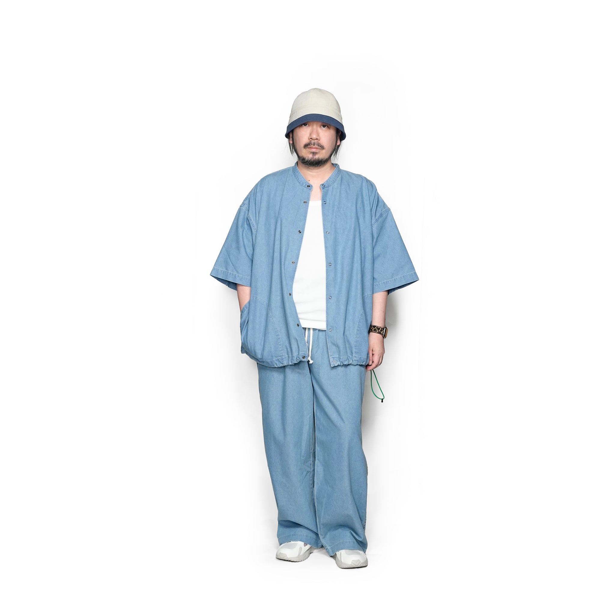 KLM25HSH1128_Light Indigo | FAUNA | Color:Light Indigo【KELEN MEN_ケレン】