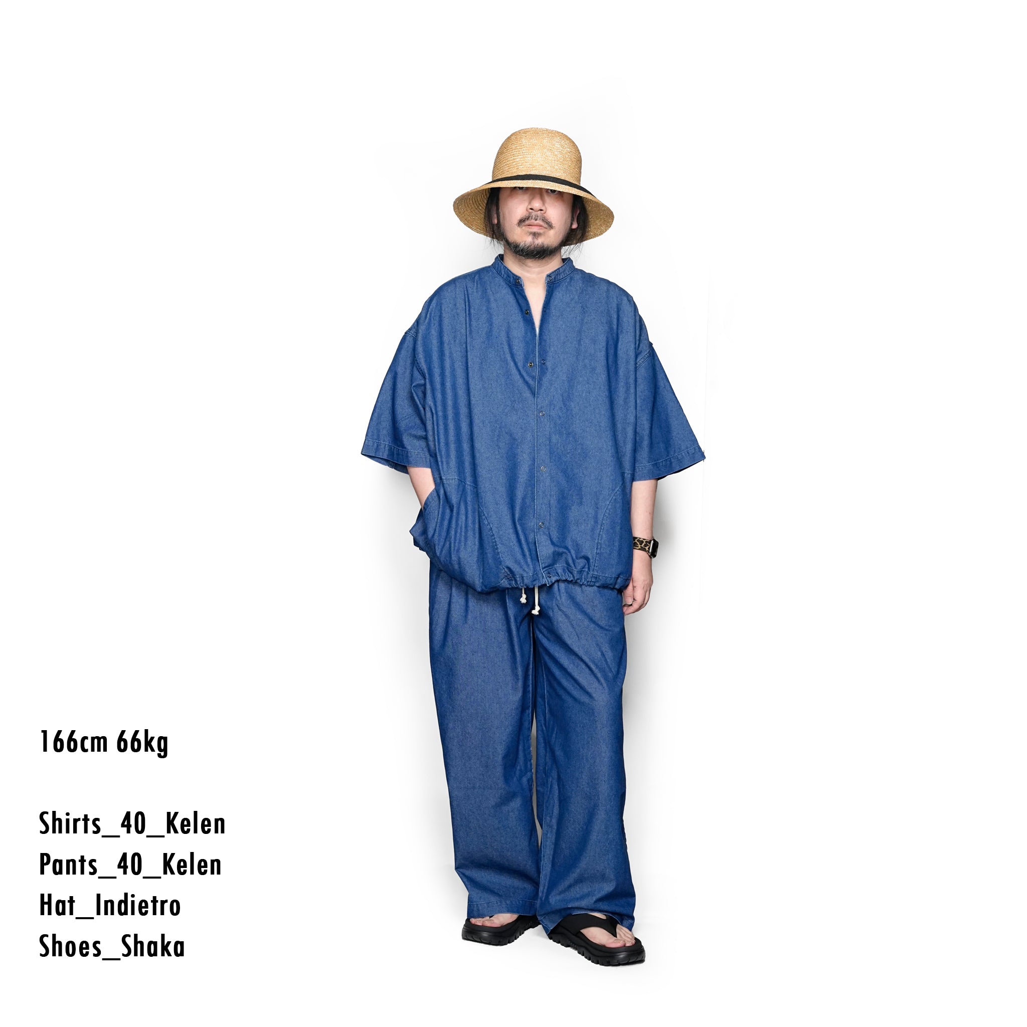 KLM25HSH1128_One Wash | FAUNA | Color:One Wash【KELEN MEN_ケレン】