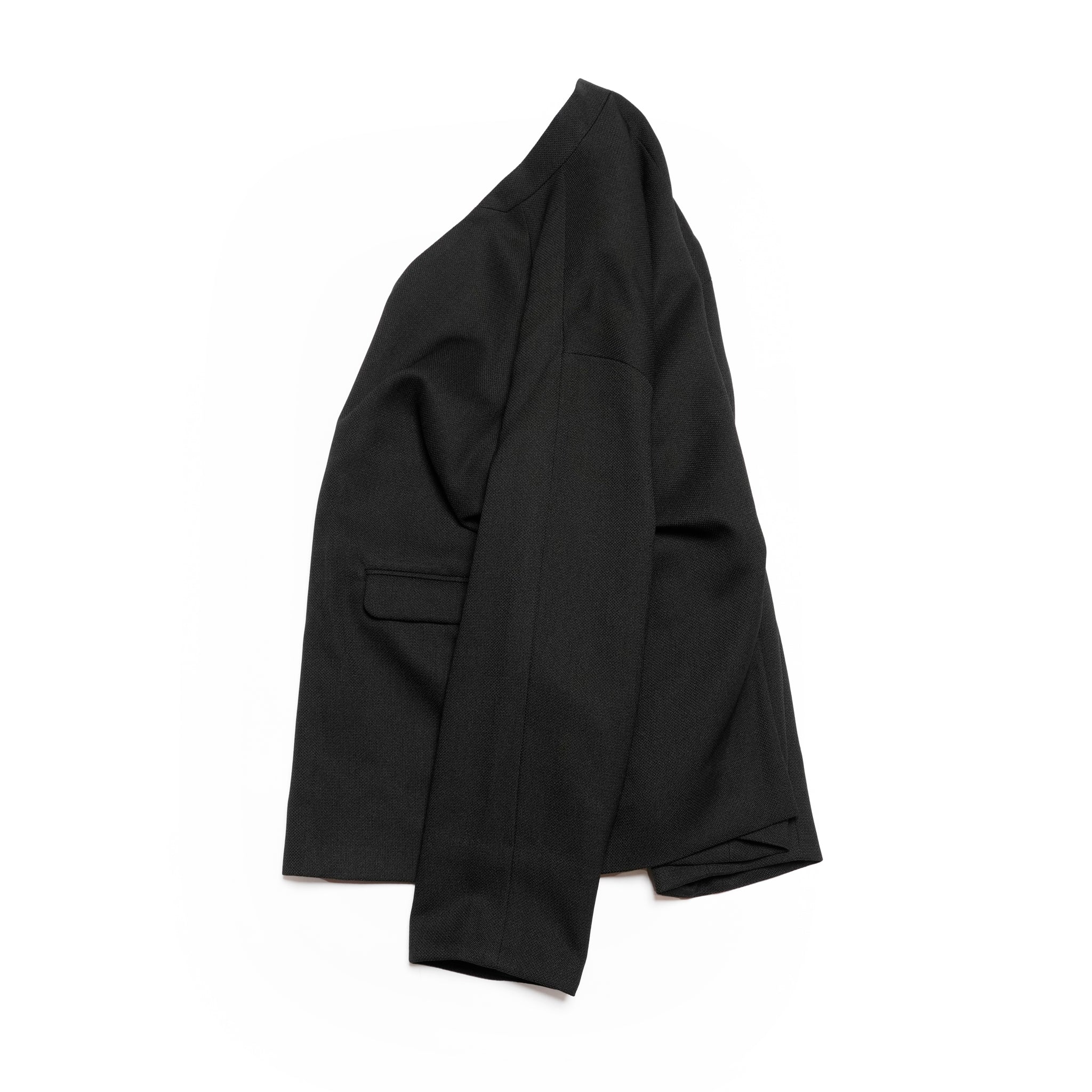 chic tweed over jacket | Color_Black | No_wht25fjk4049_bk【WHYTO_ホワイト】