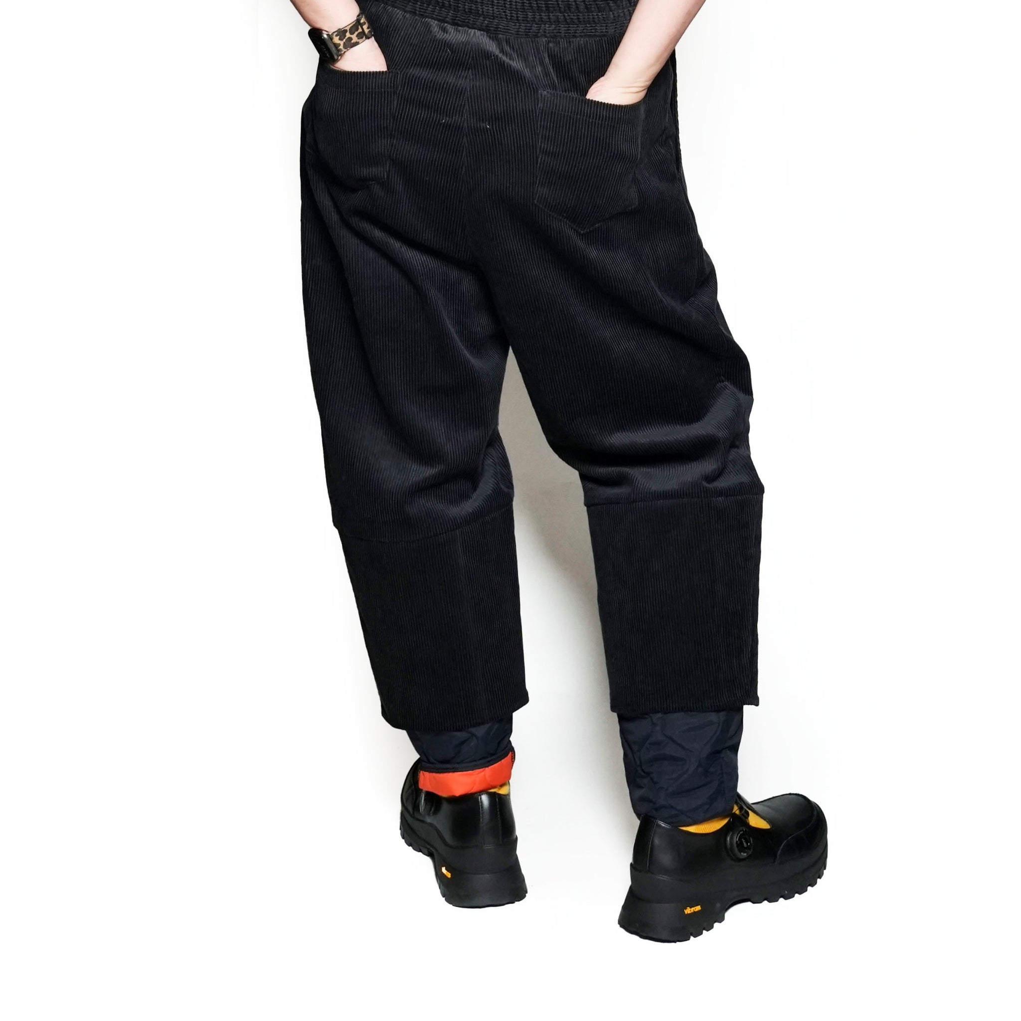 SF24AW-02_BLACK | Layer Corduroy Pants | Color:Black【STOF_ストフ】【archive】