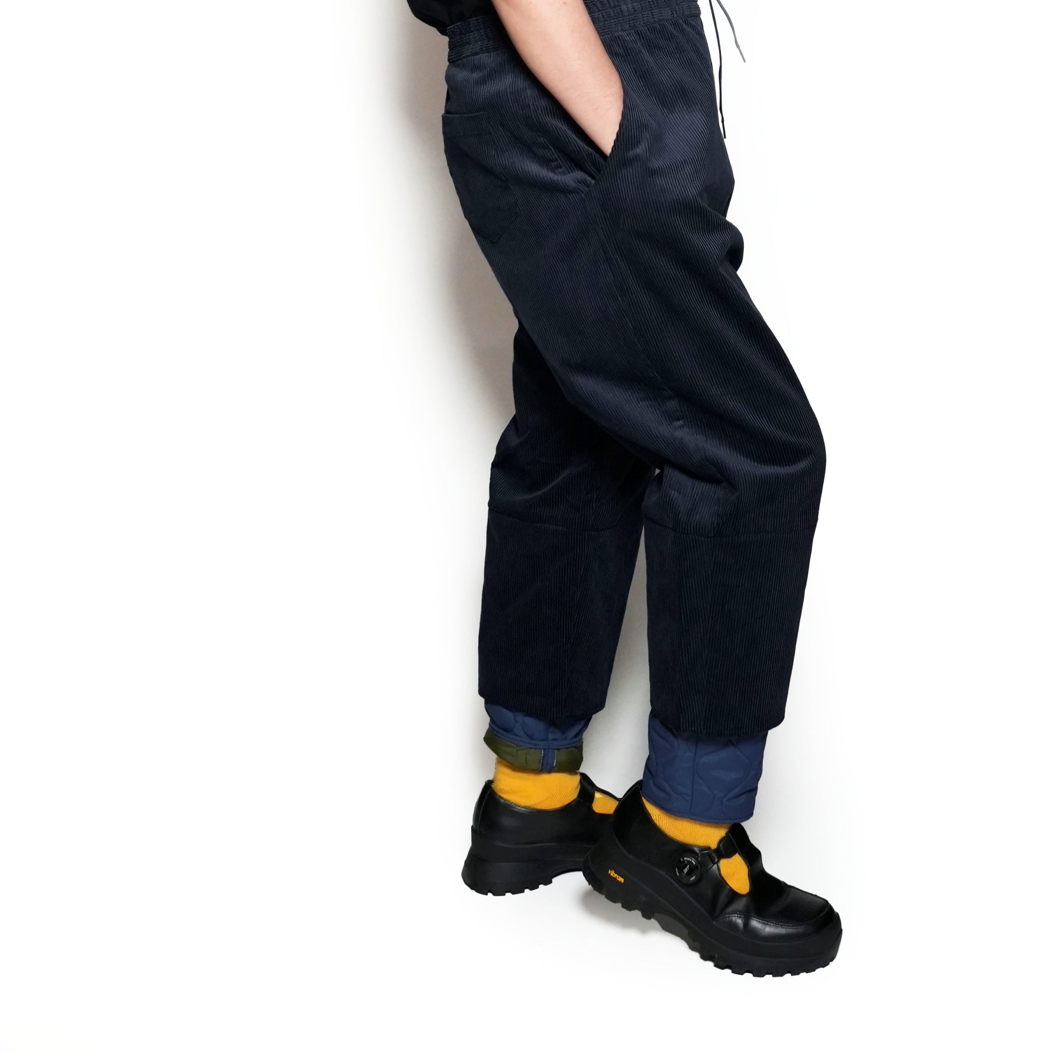 SF24AW-02_BLUE | Layer Corduroy Pants | Color:Blue【STOF_ストフ】【archive】