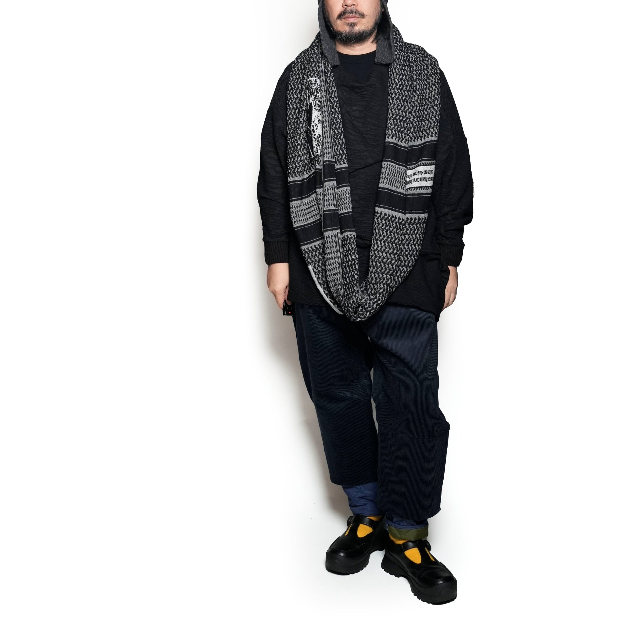 SF24AW-18_SCHMUG | Roots JQ Loop Stole | Color:Schmug【STOF_ストフ】【archive】