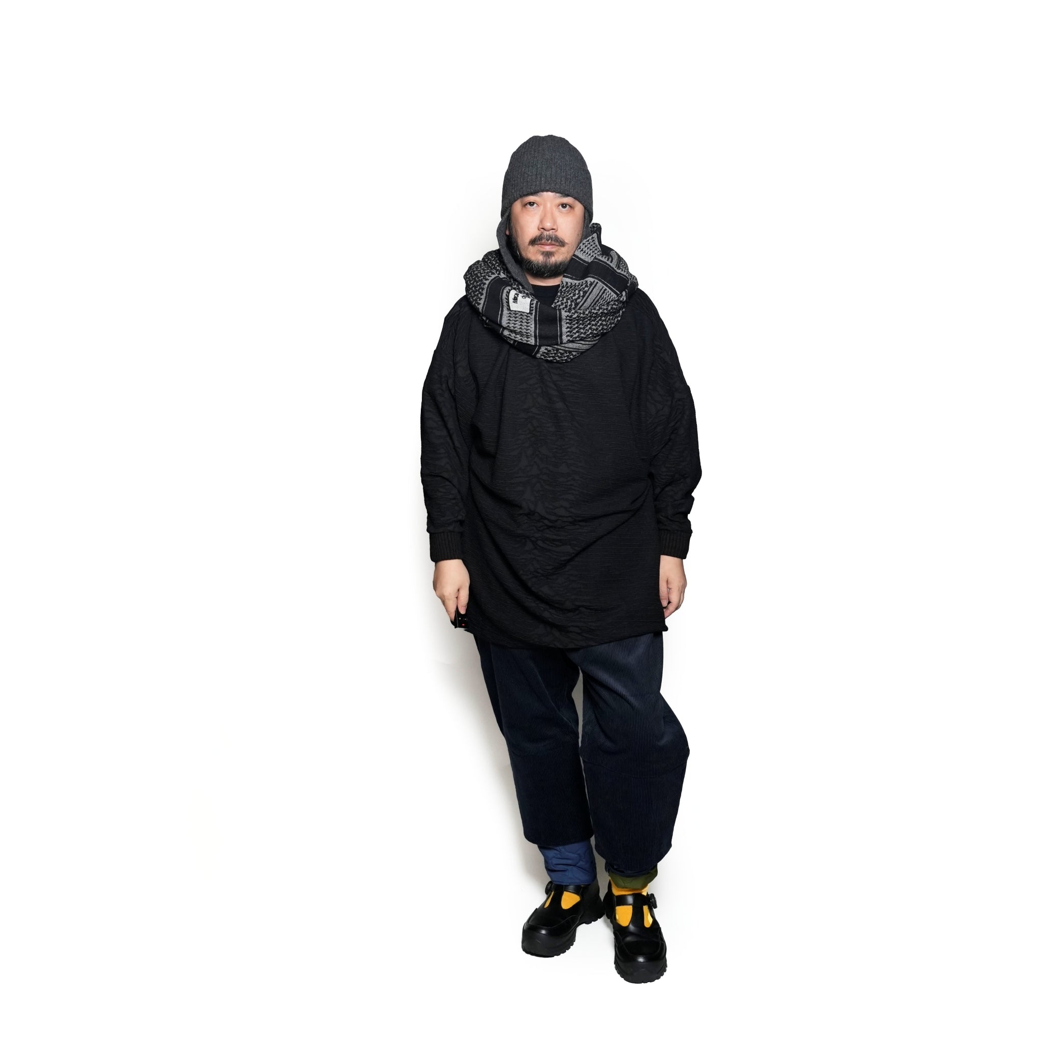 SF24AW-18_SCHMUG | Roots JQ Loop Stole | Color:Schmug【STOF_ストフ】【archive】