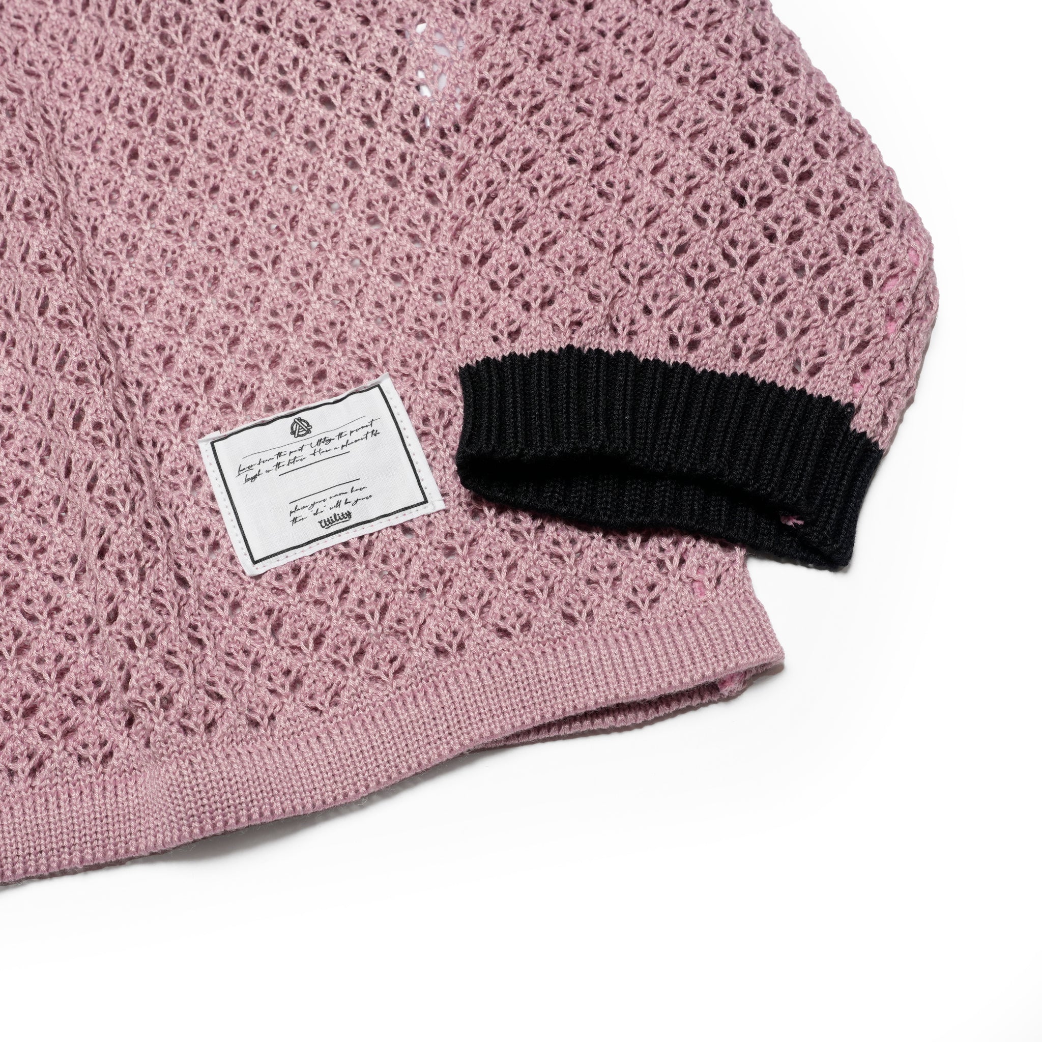 efmm-17_Flamingo | Net Knit Shirts | Color:Flamingo【EFFECTEN_エフェクテン】【archive】